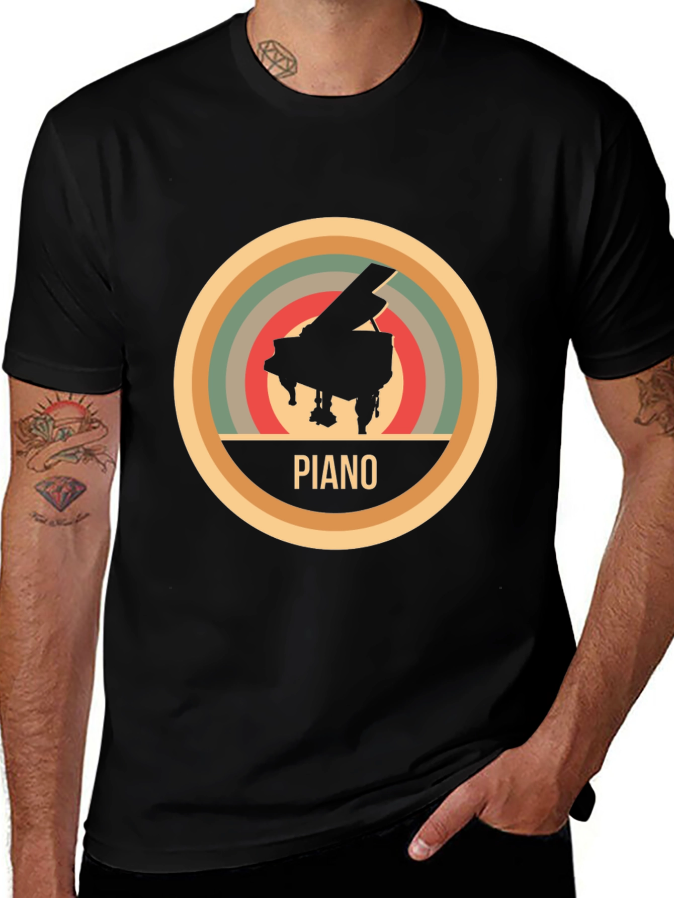 Retro Piano T-Shirt