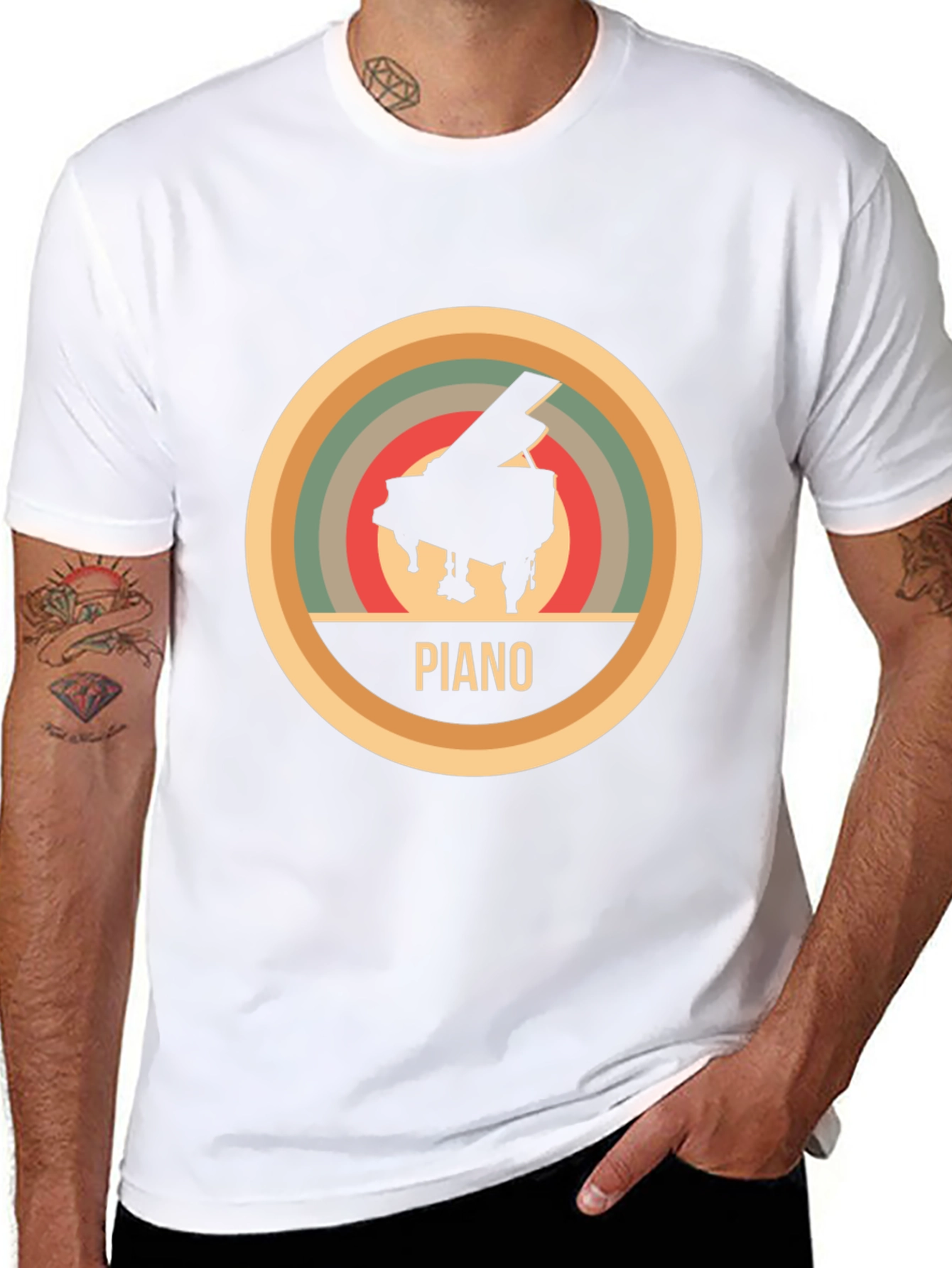 Retro Piano T-Shirt
