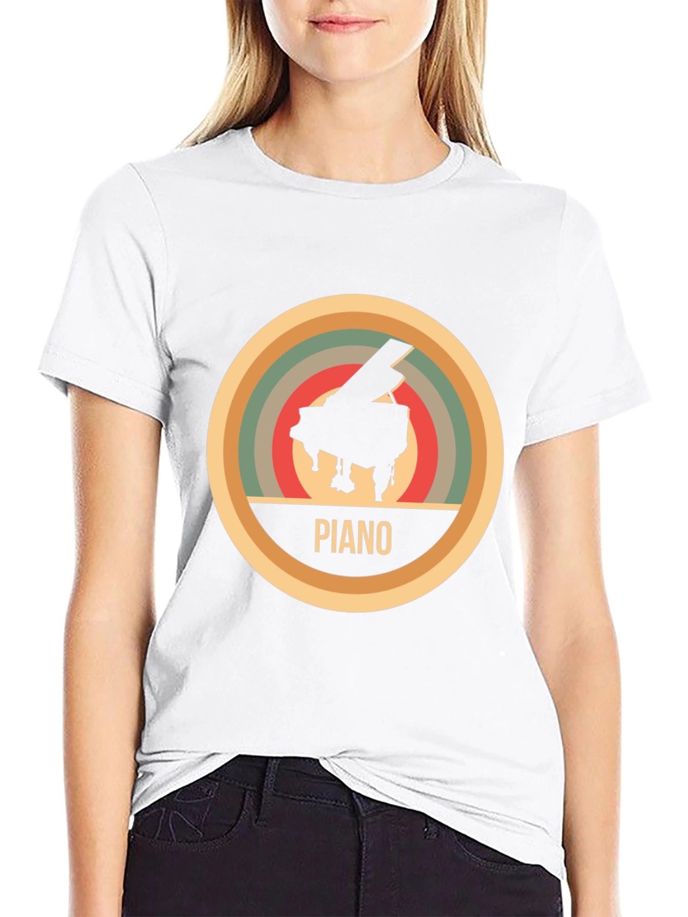 Retro Piano T-Shirt