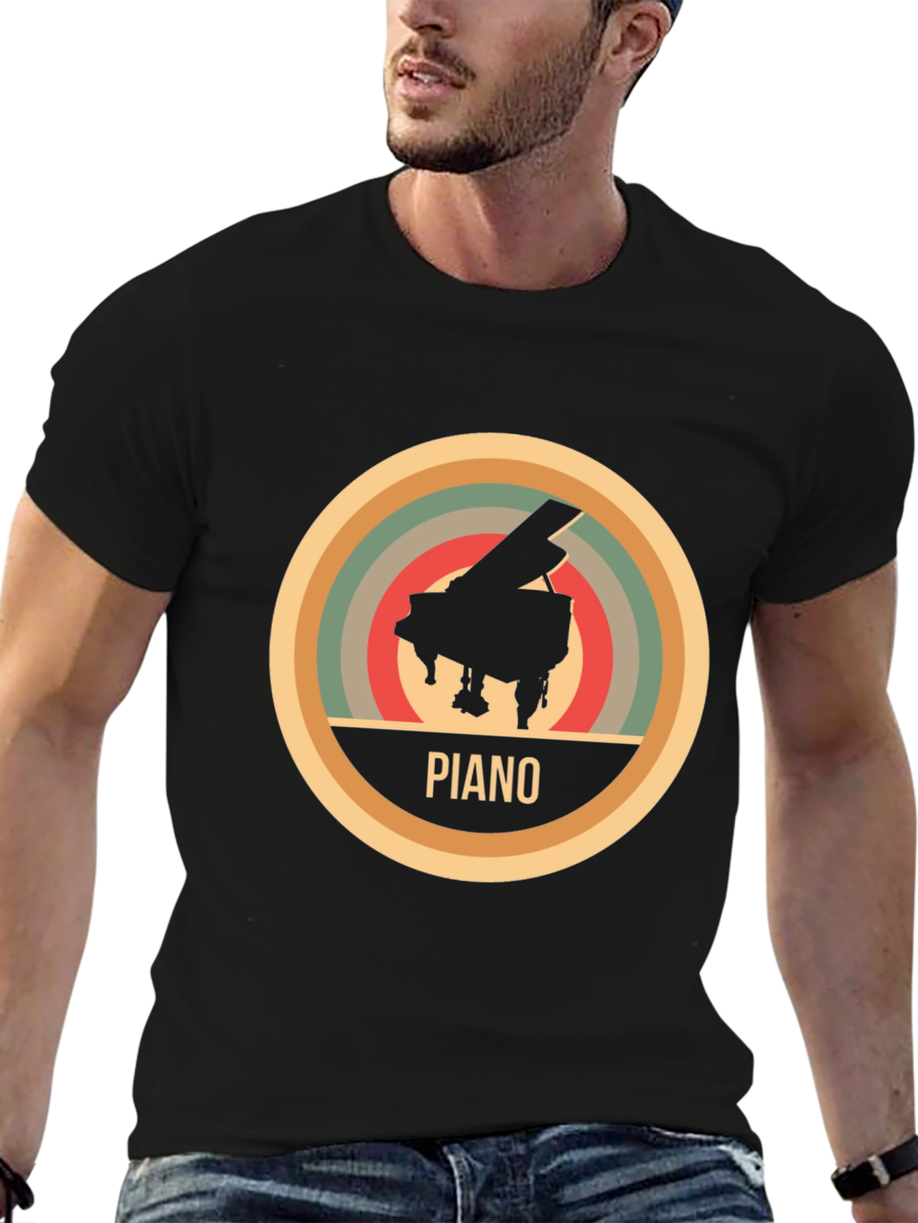 Retro Piano T-Shirt