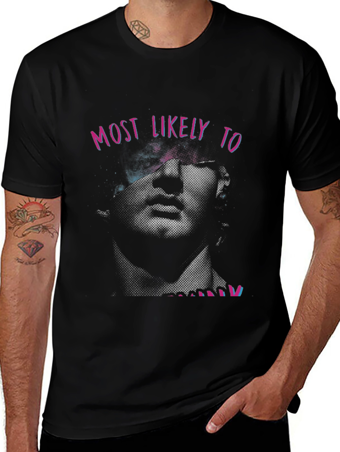 Most Likely To Funny T-Shirt Black