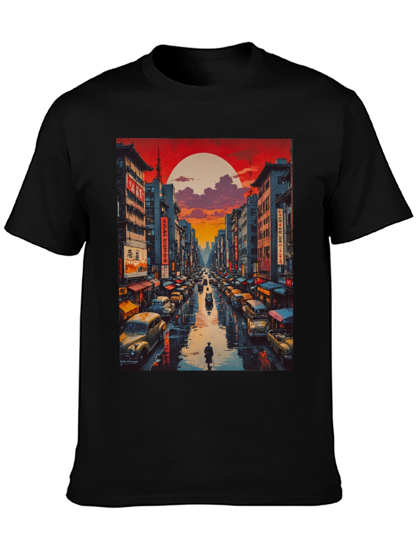 Retro Tokyo Street T-Shirt
