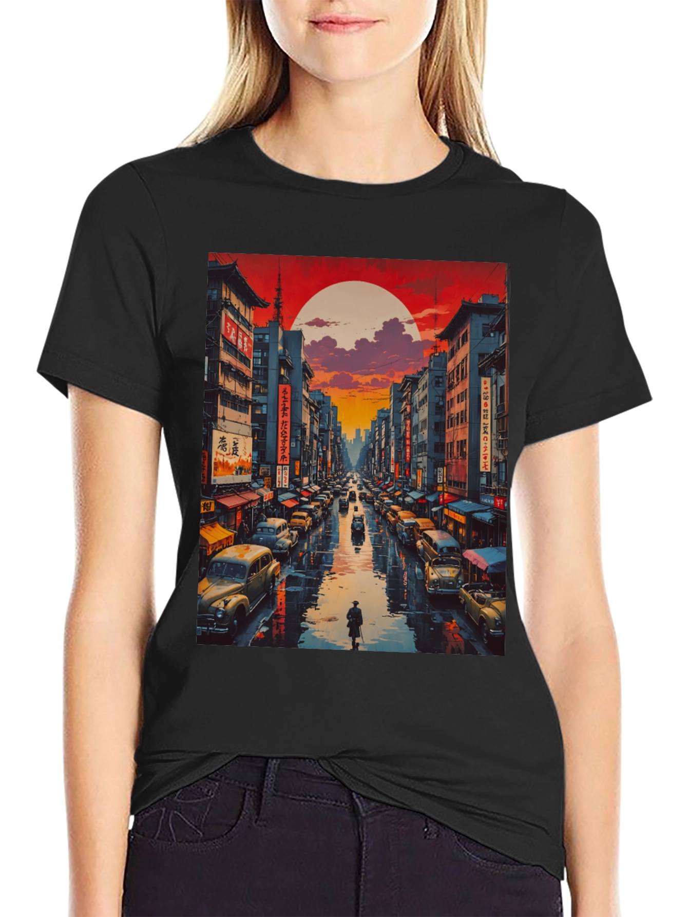 Retro Tokyo Street T-Shirt