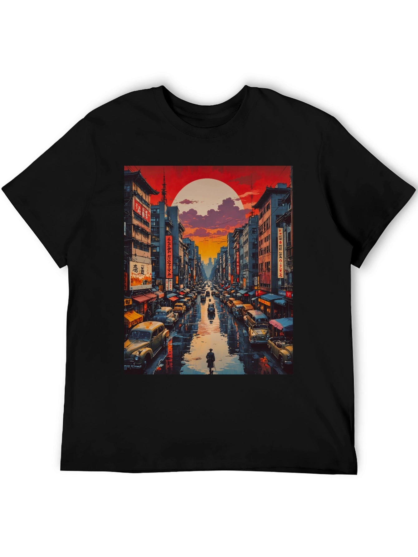 Retro Tokyo Street T-Shirt