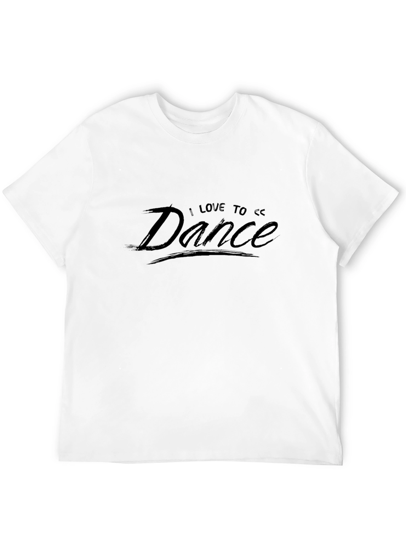 I Love to Dance Black T-Shirt