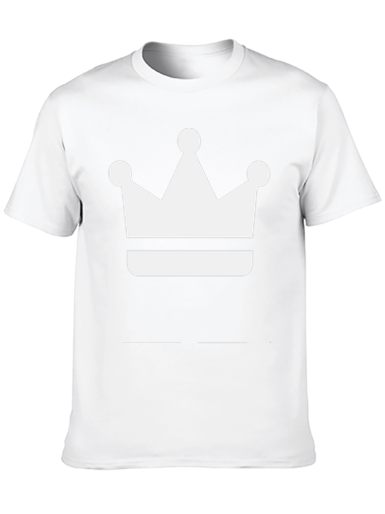 Crown Graphic Tee - Black Cotton Blend