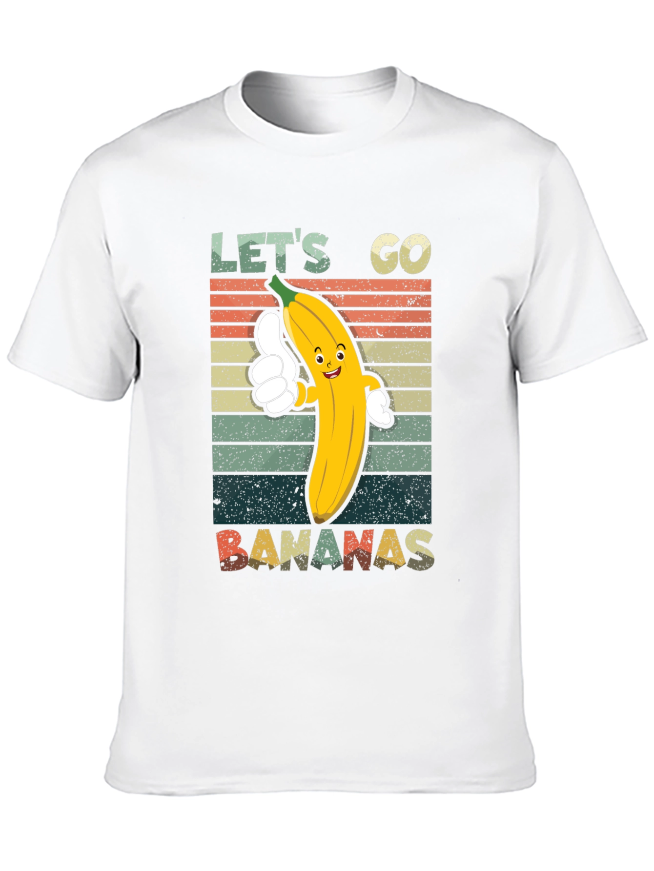 Lets Go Bananas T-Shirt - Retro Fruit Tee