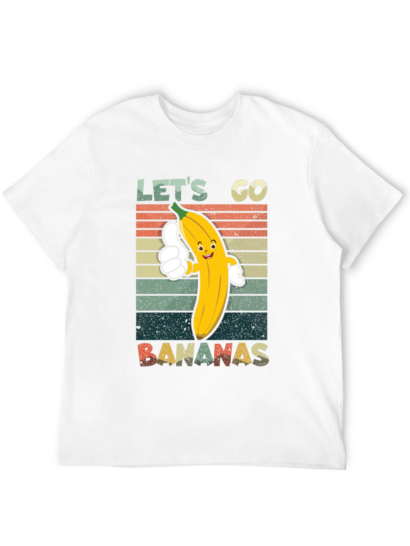 Lets Go Bananas T-Shirt - Retro Fruit Tee