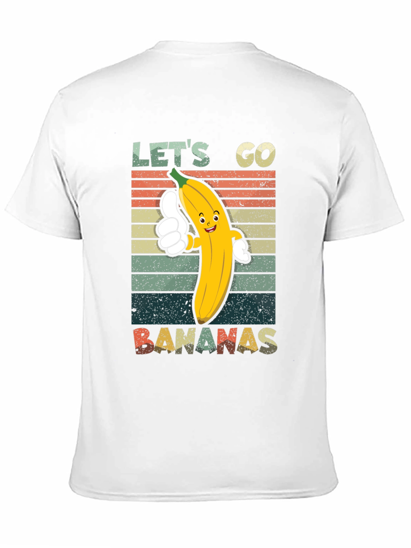 Lets Go Bananas T-Shirt - Retro Fruit Tee