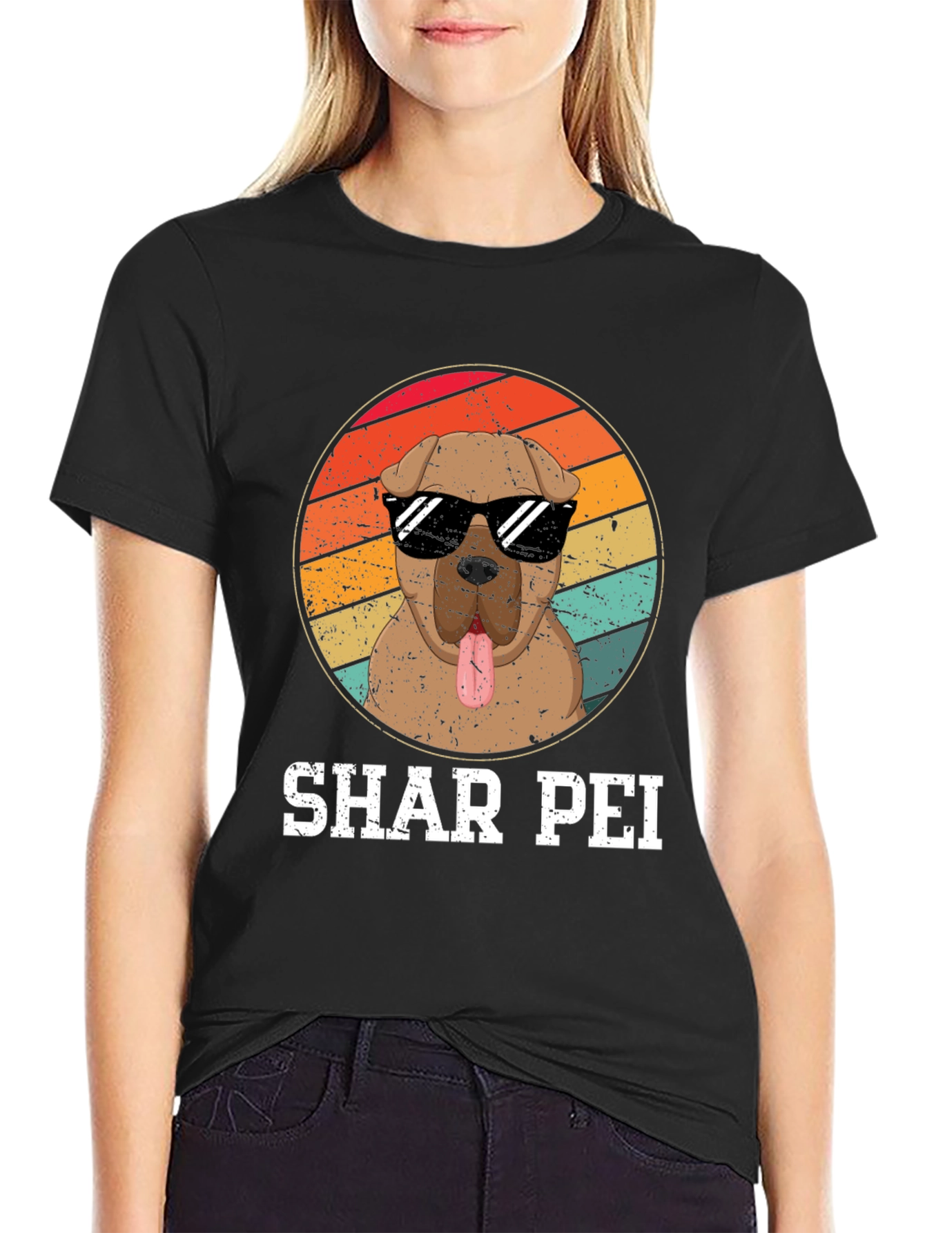 Cool Shar Pei Dog T-Shirt