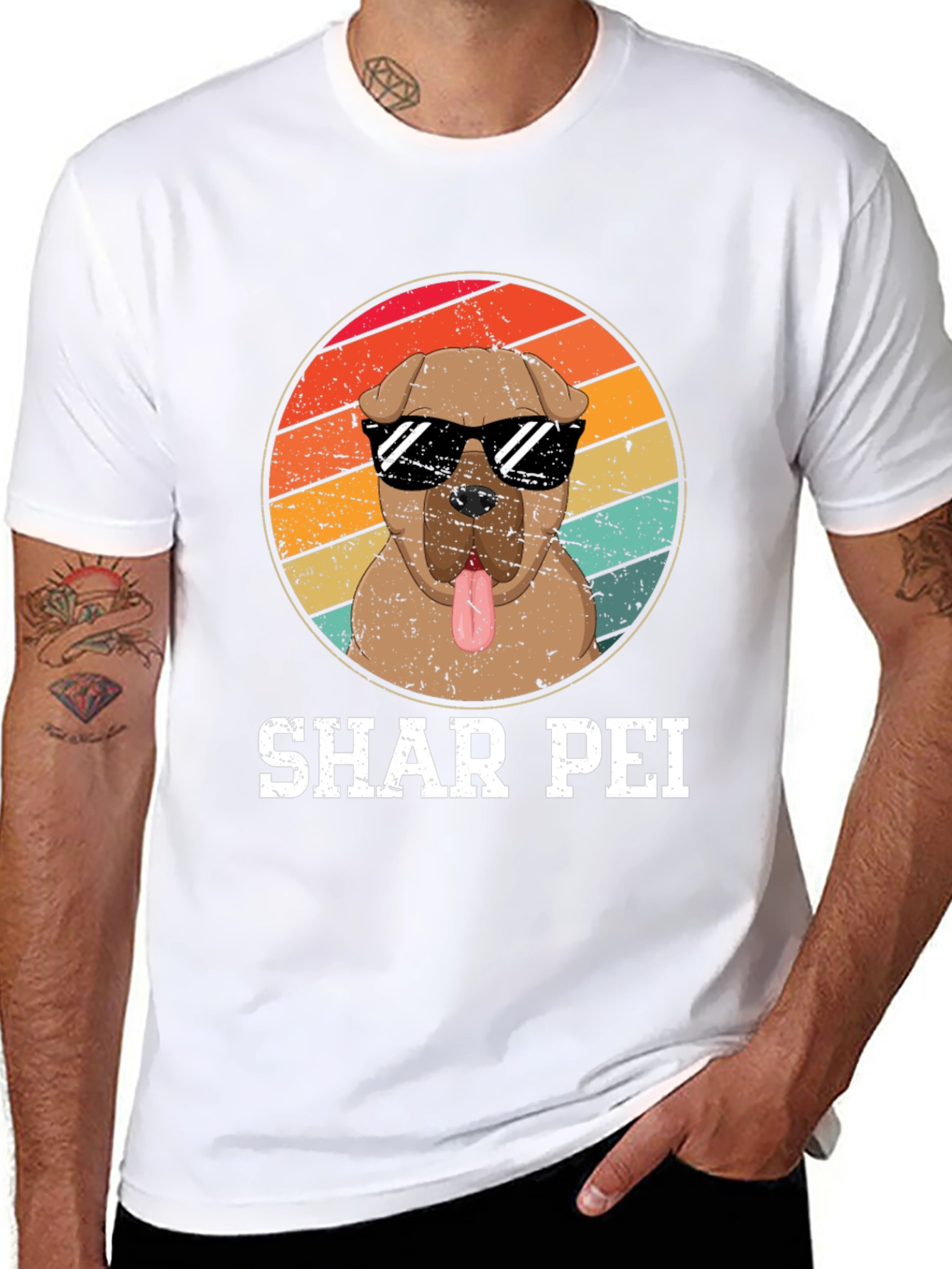 Cool Shar Pei Dog T-Shirt