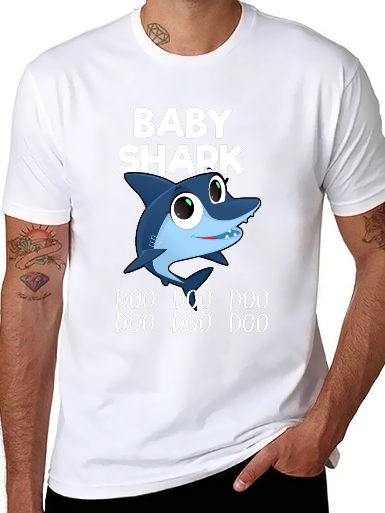 Baby Shark Doo Doo Doo T-Shirt - Black