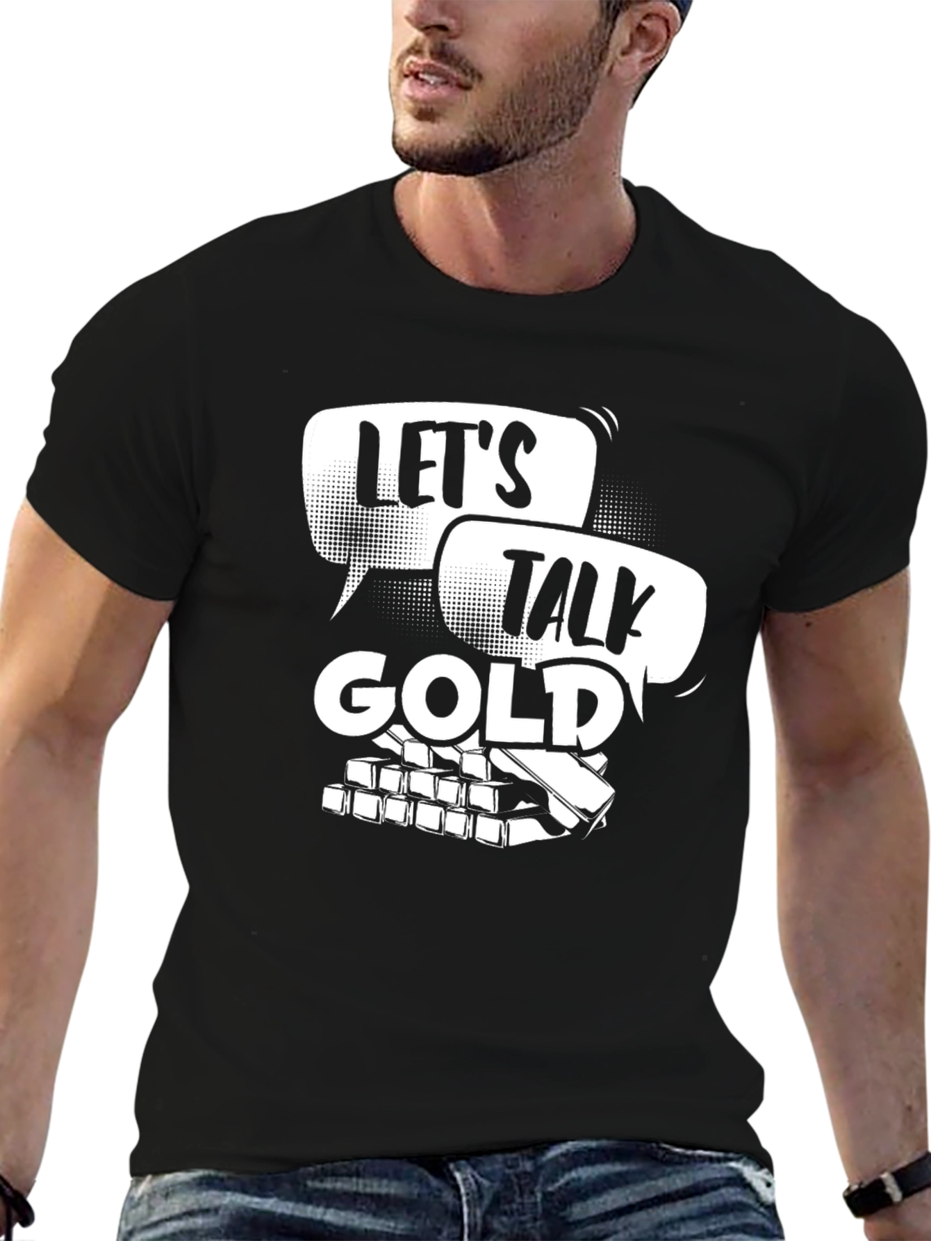Lets Talk Gold T-Shirt - Premium Tee