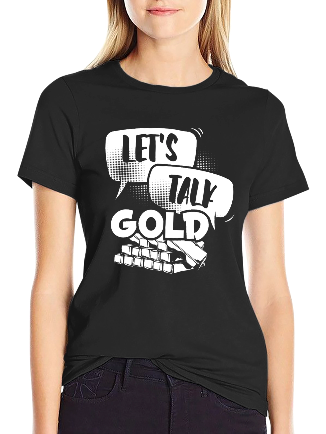 Lets Talk Gold T-Shirt - Premium Tee
