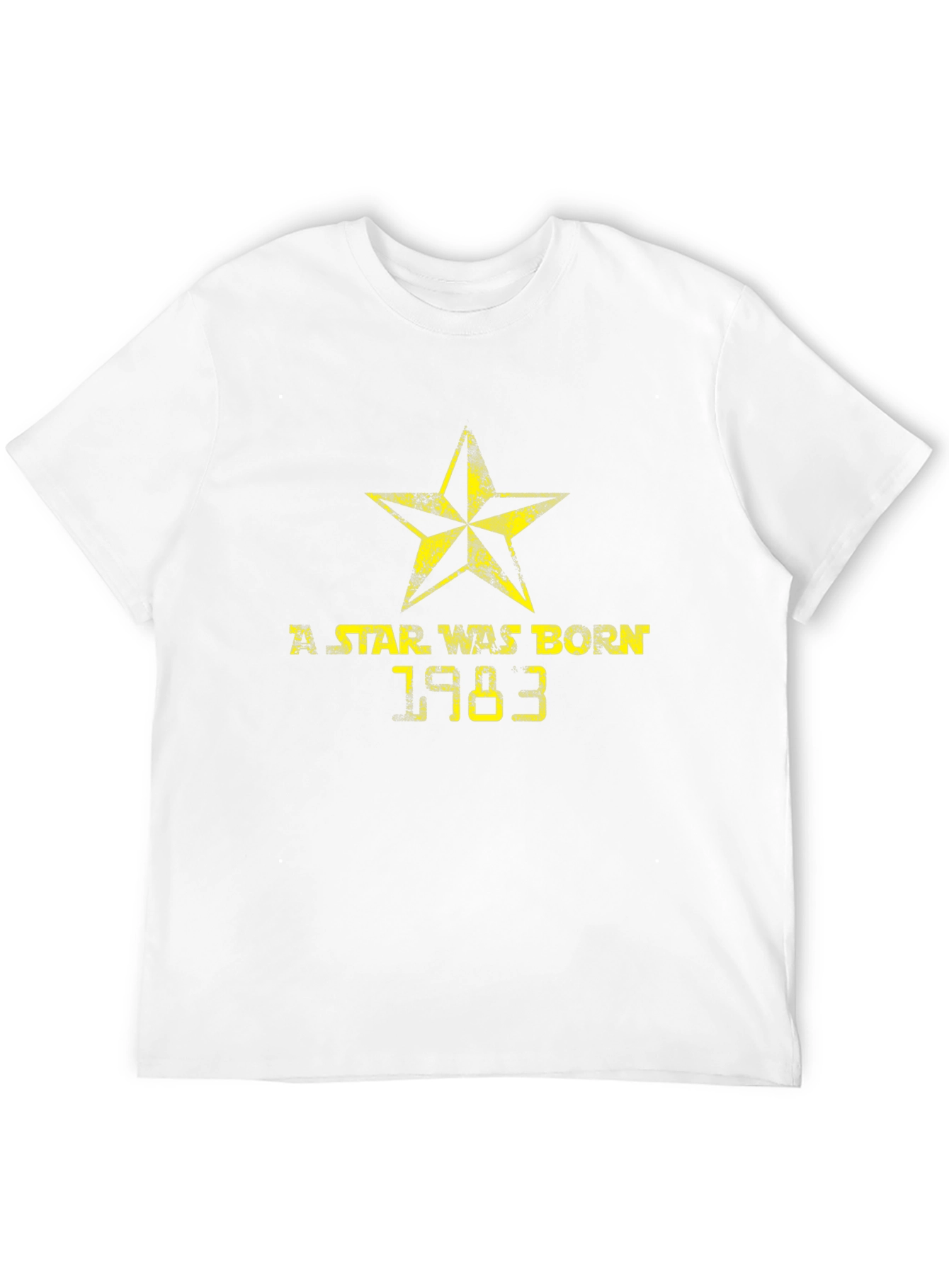 Star Was Born 1983 Black T-Shirt