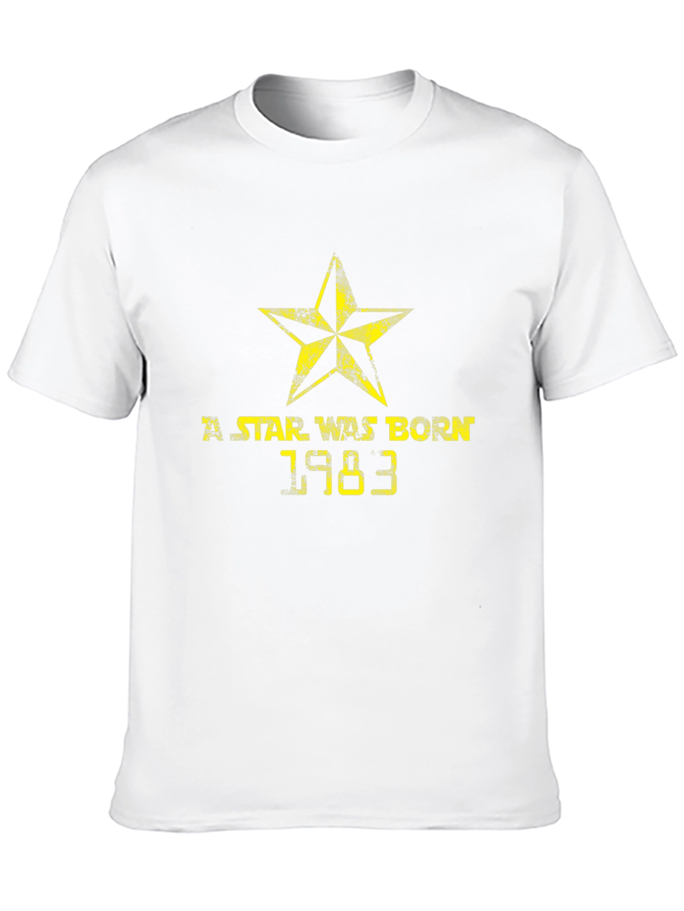 Star Was Born 1983 Black T-Shirt