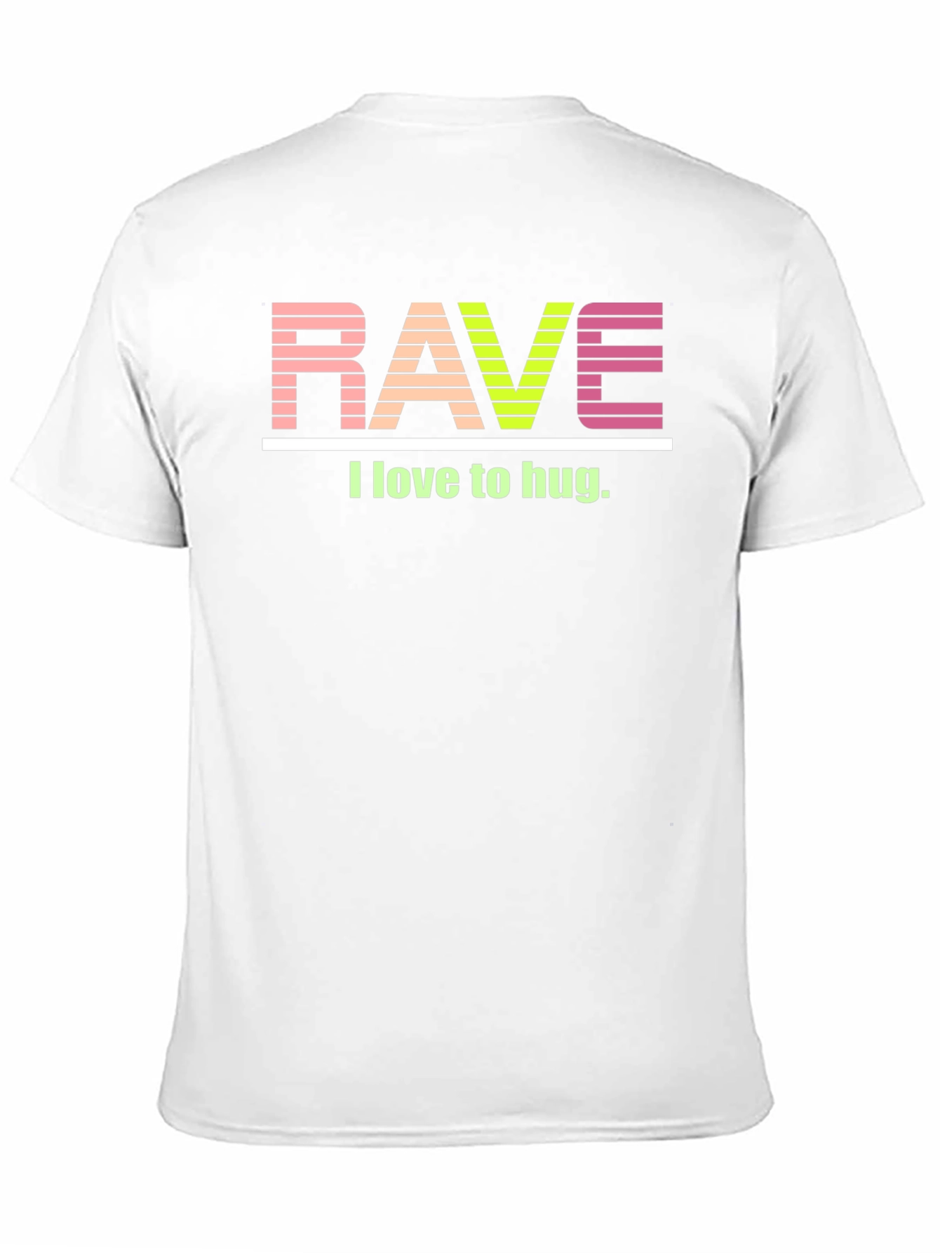 Rave I Love to Hug Graphic Tee - Black
