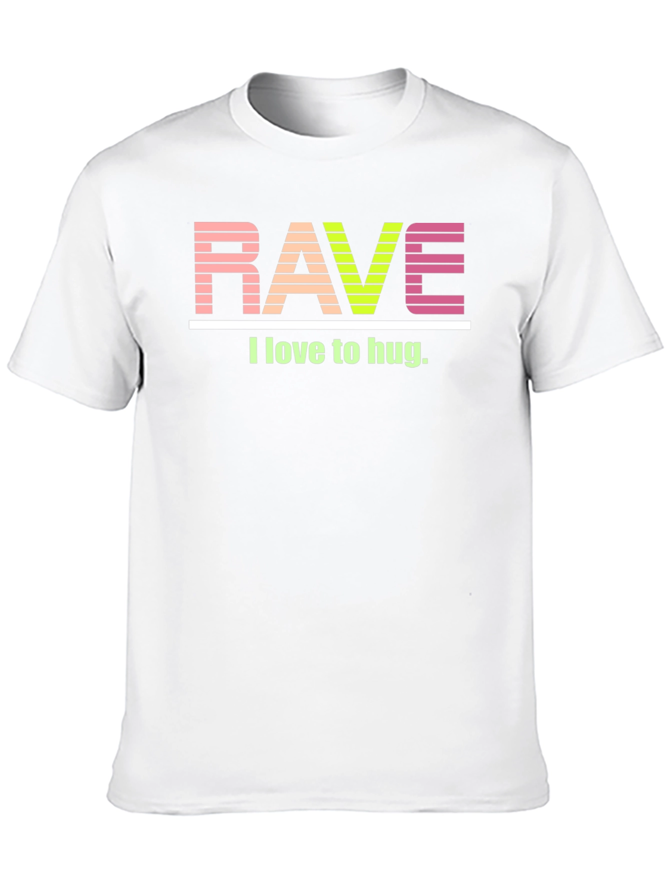 Rave I Love to Hug Graphic Tee - Black