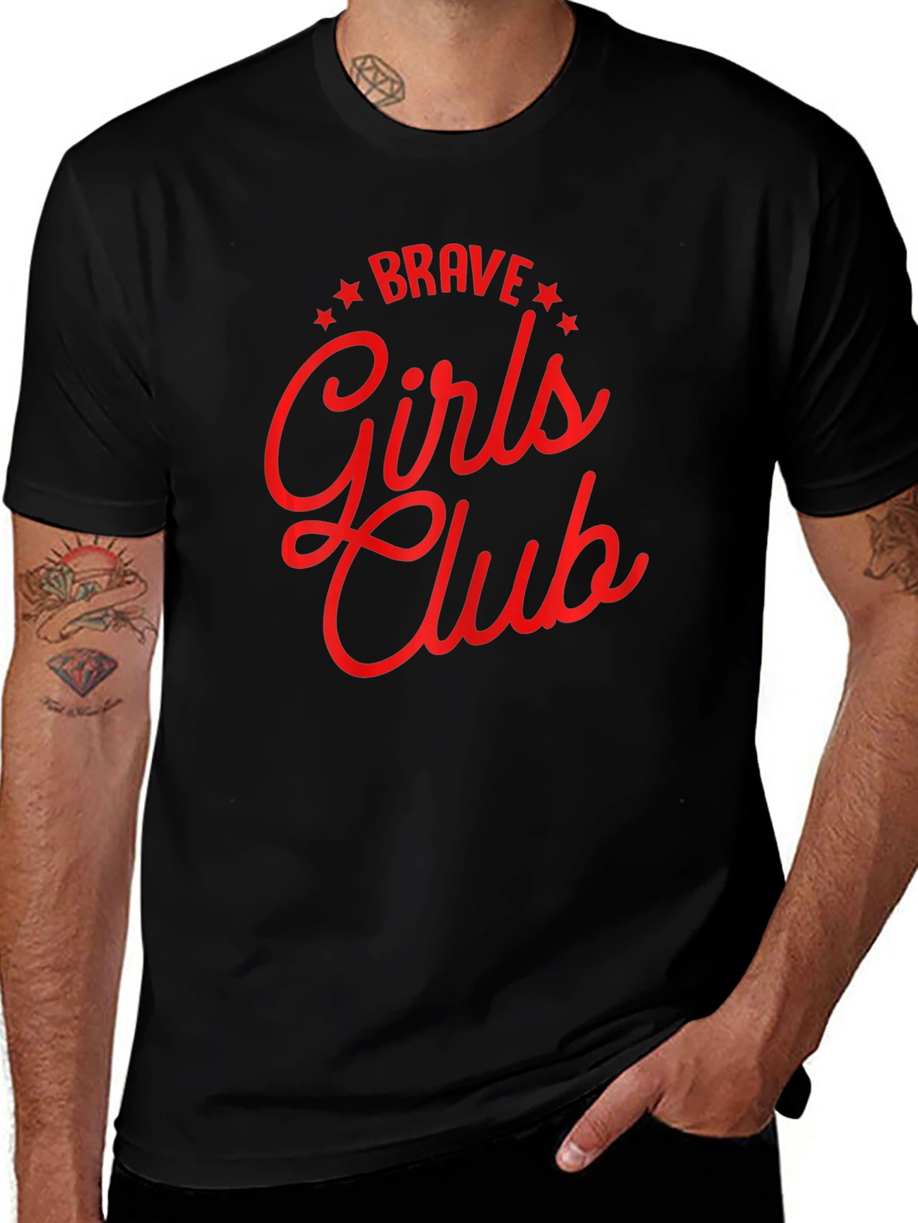 Brave Girls Club Black T-Shirt