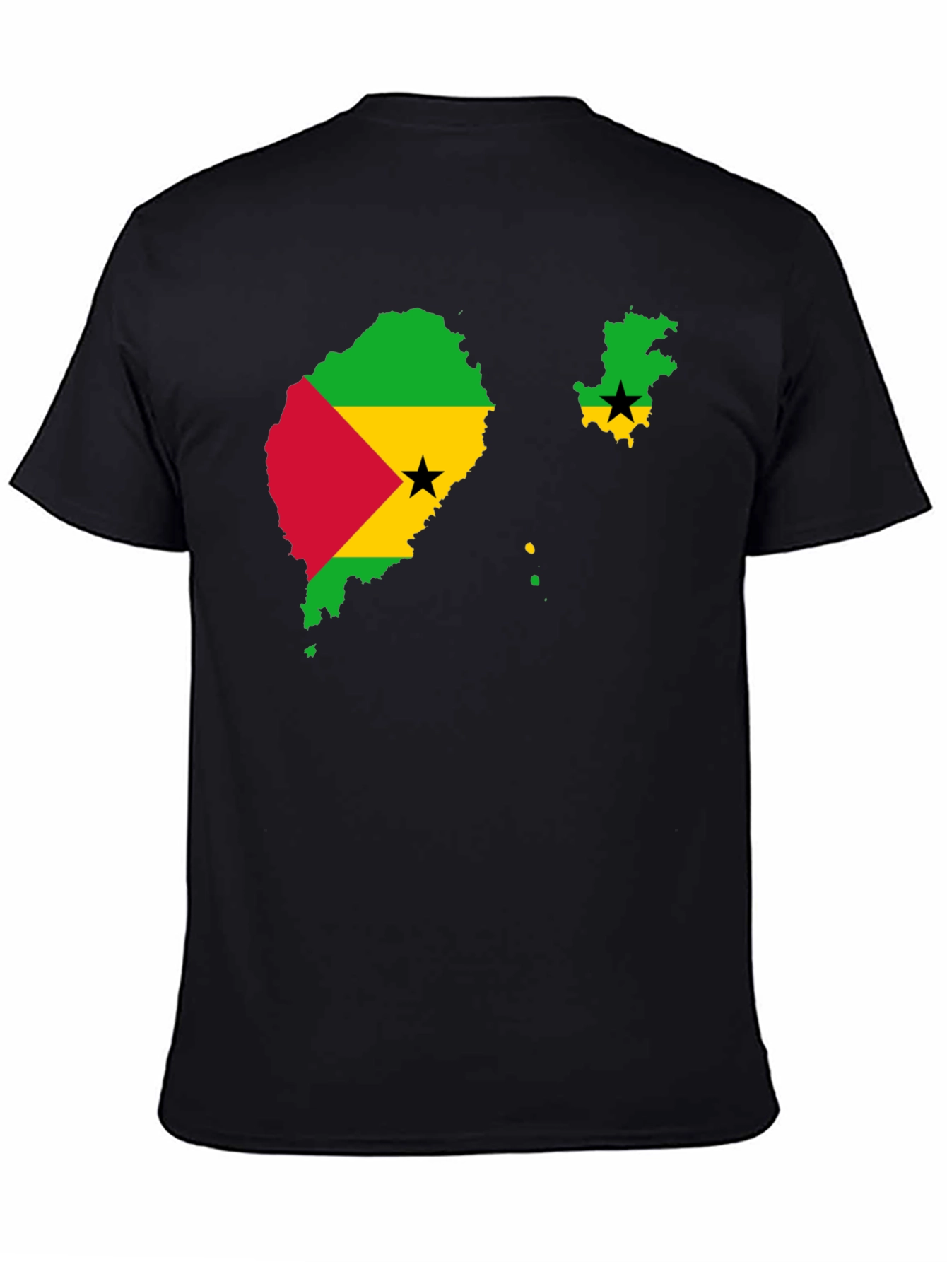 Sao Tome and Principe Flag Graphic T-Shirt