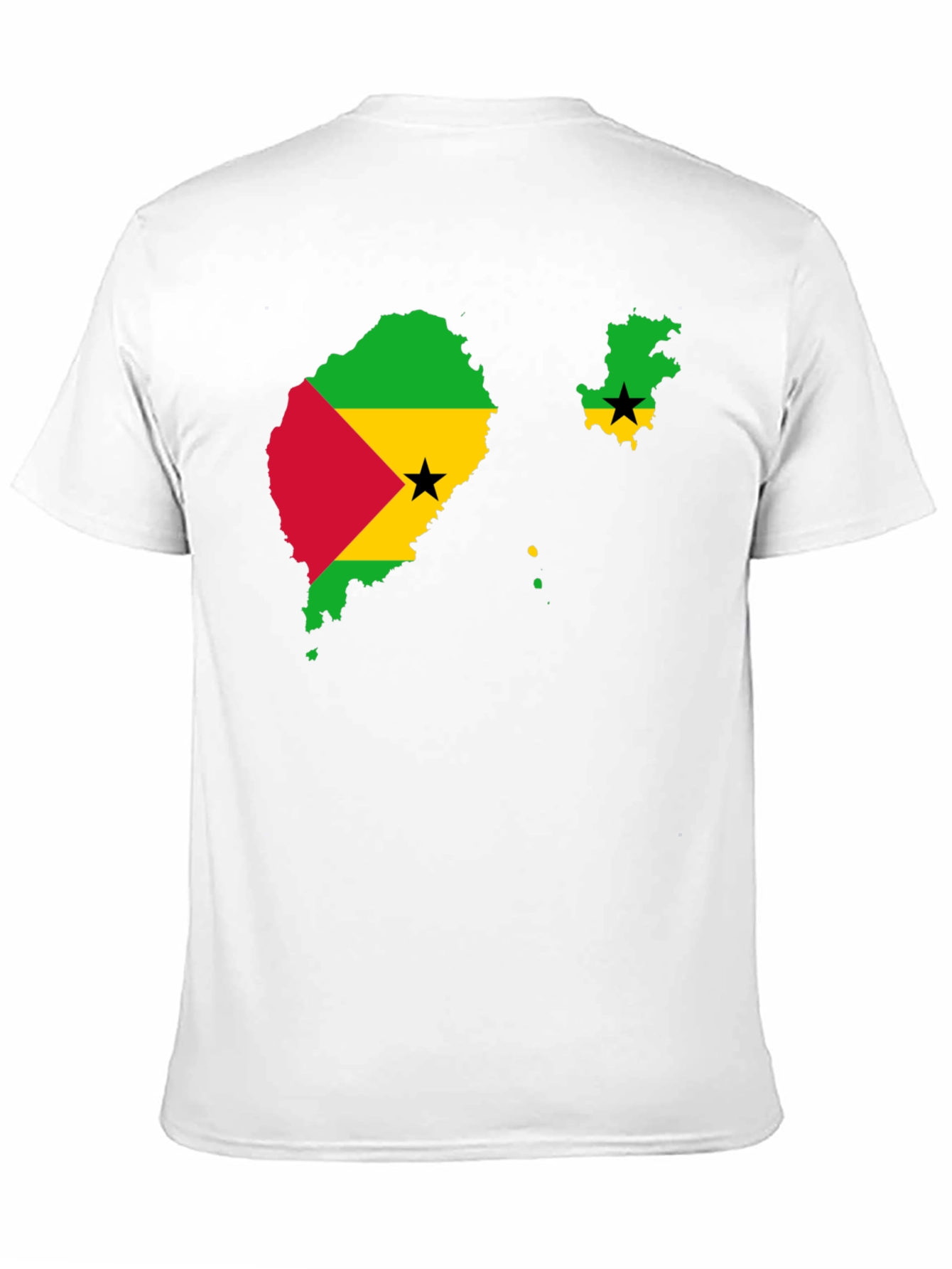 Sao Tome and Principe Flag Graphic T-Shirt