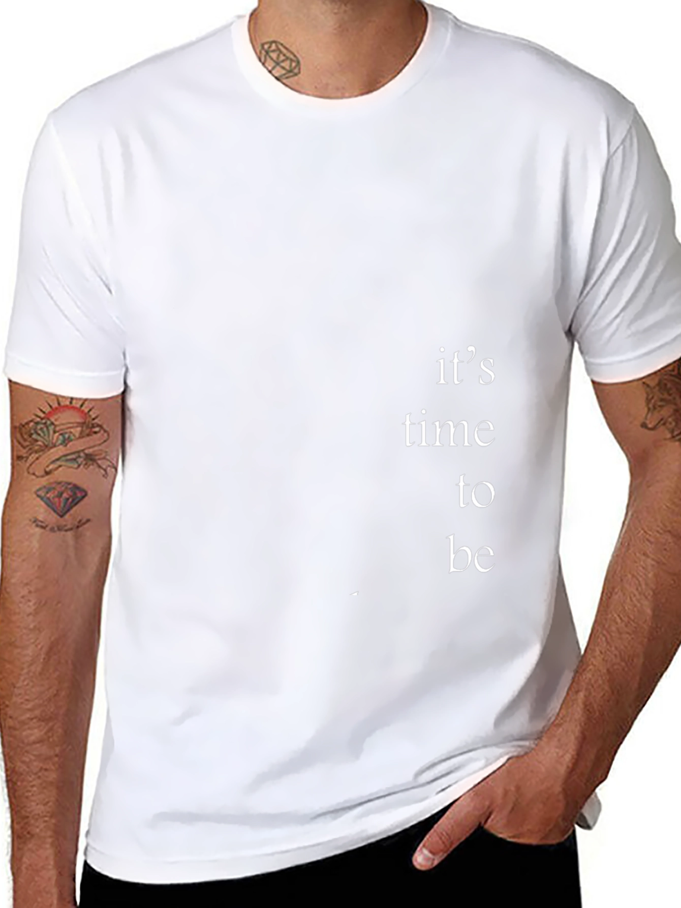 Its Time To Be T-Shirt - Black