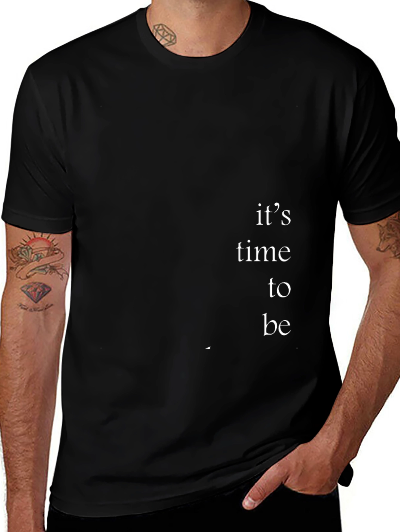 Its Time To Be T-Shirt - Black
