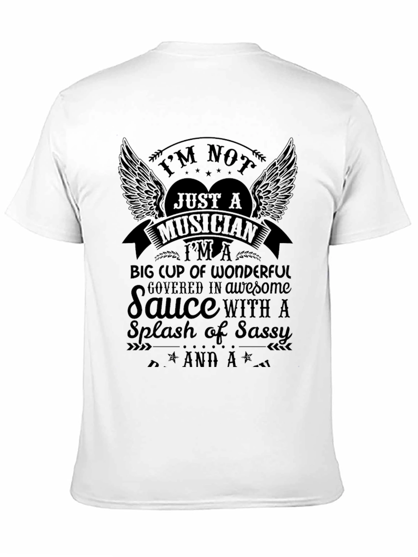 Musician Graphic Tee - Sassy Sauce