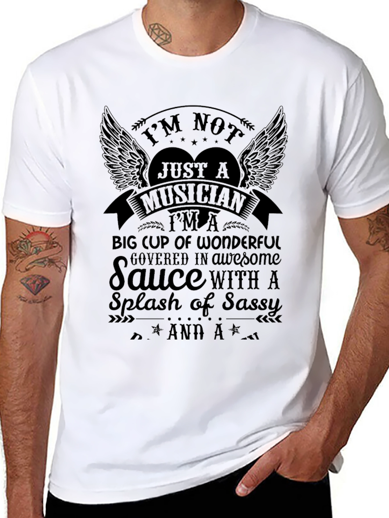Musician Graphic Tee - Sassy Sauce
