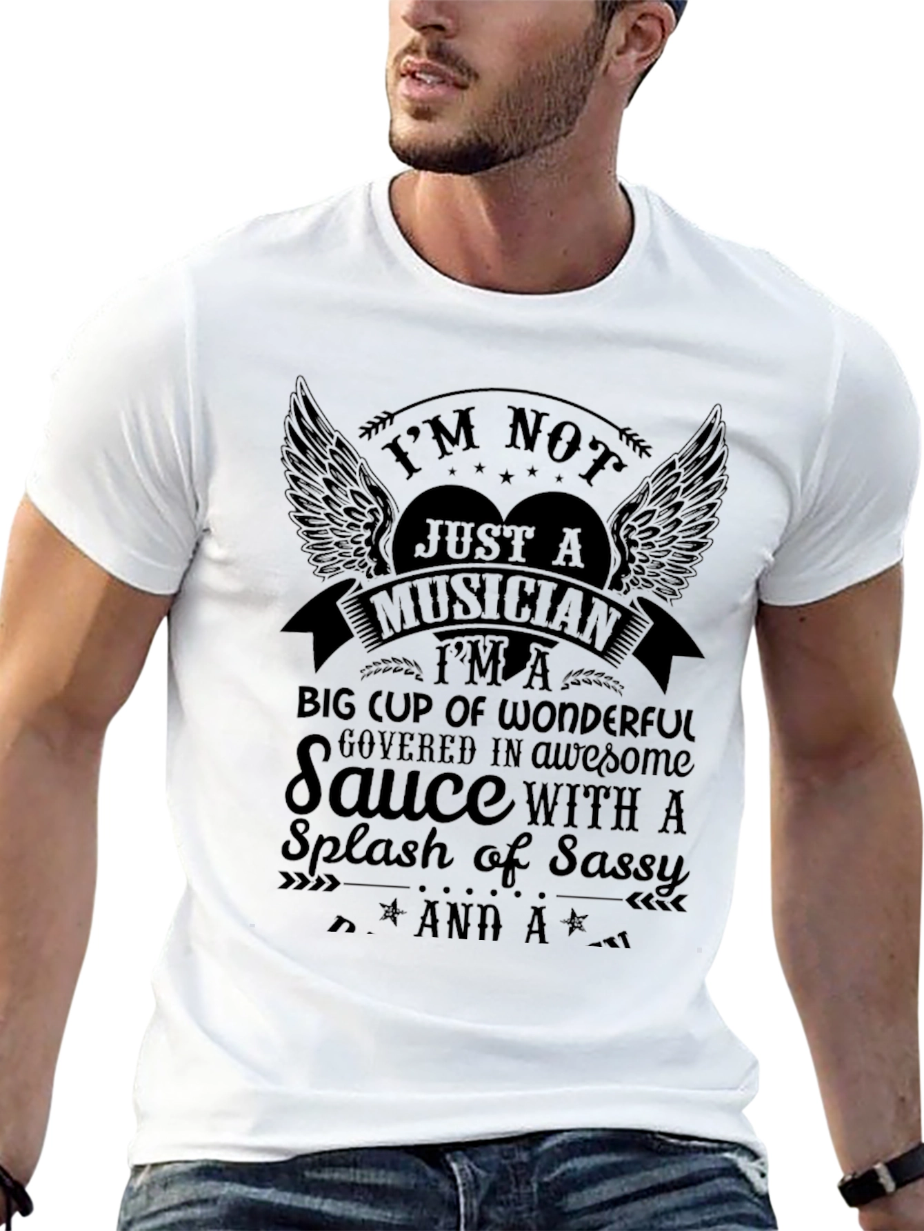 Musician Graphic Tee - Sassy Sauce