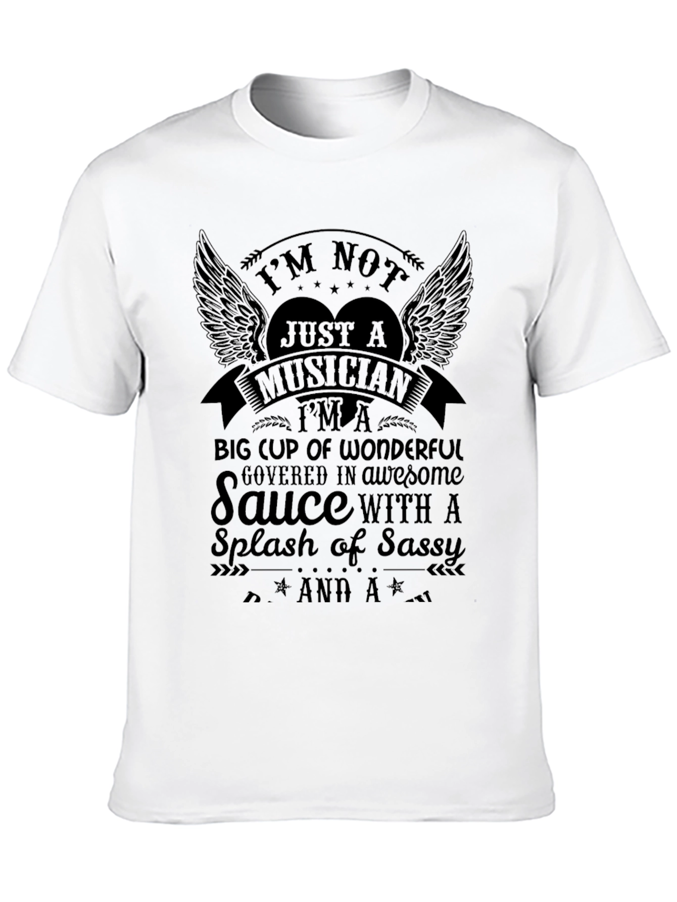 Musician Graphic Tee - Sassy Sauce