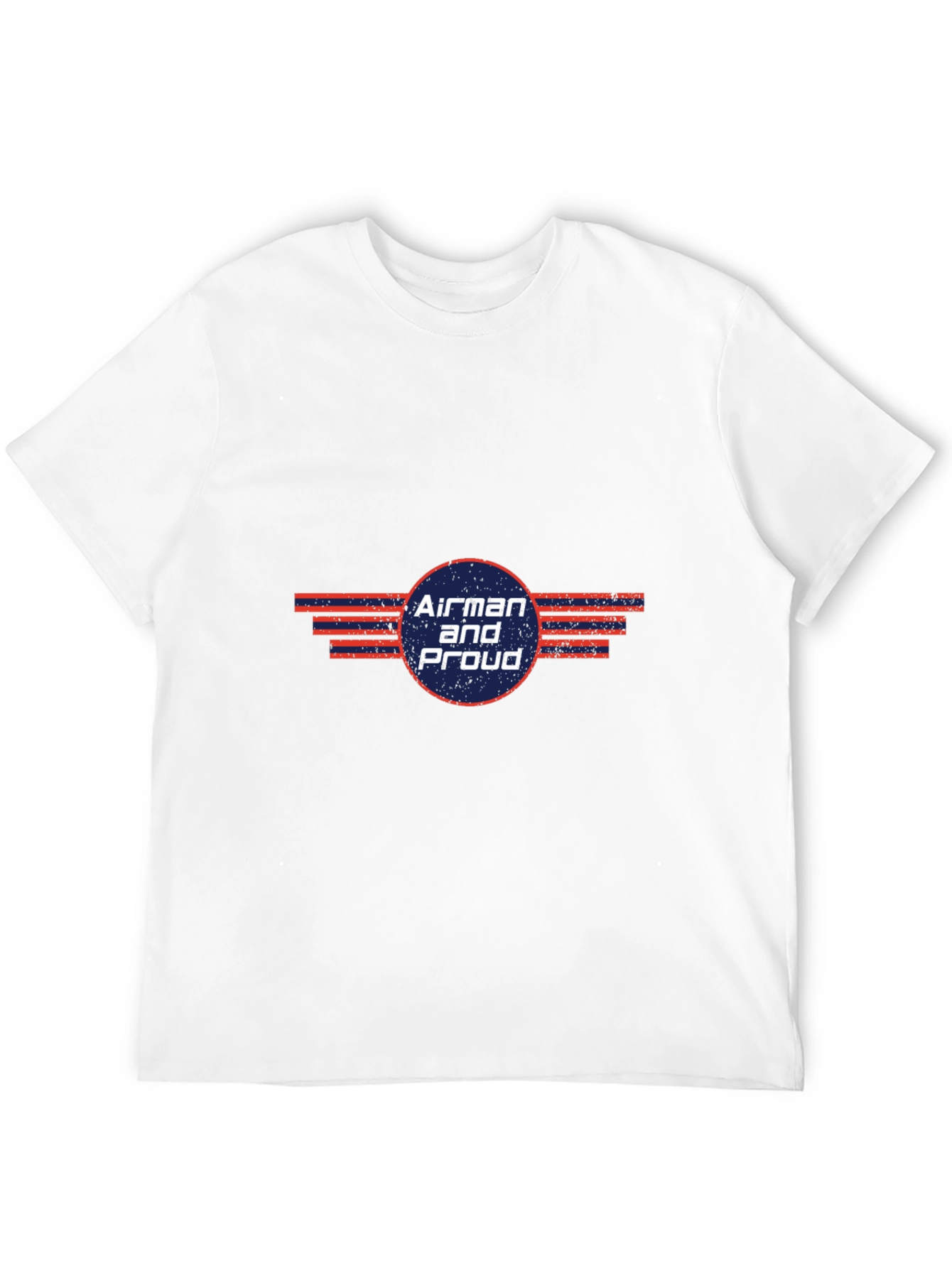 Airman and Proud Graphic Tee - Black