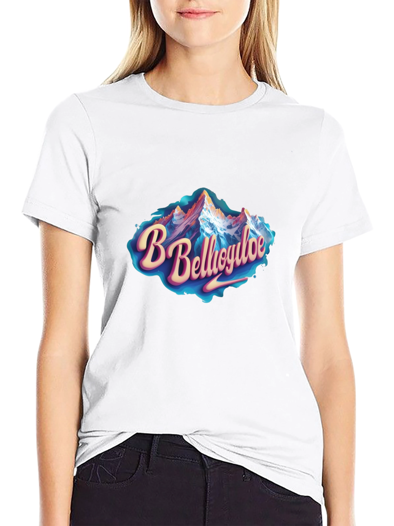 Bellagio Mountain Graphic Tee - Black