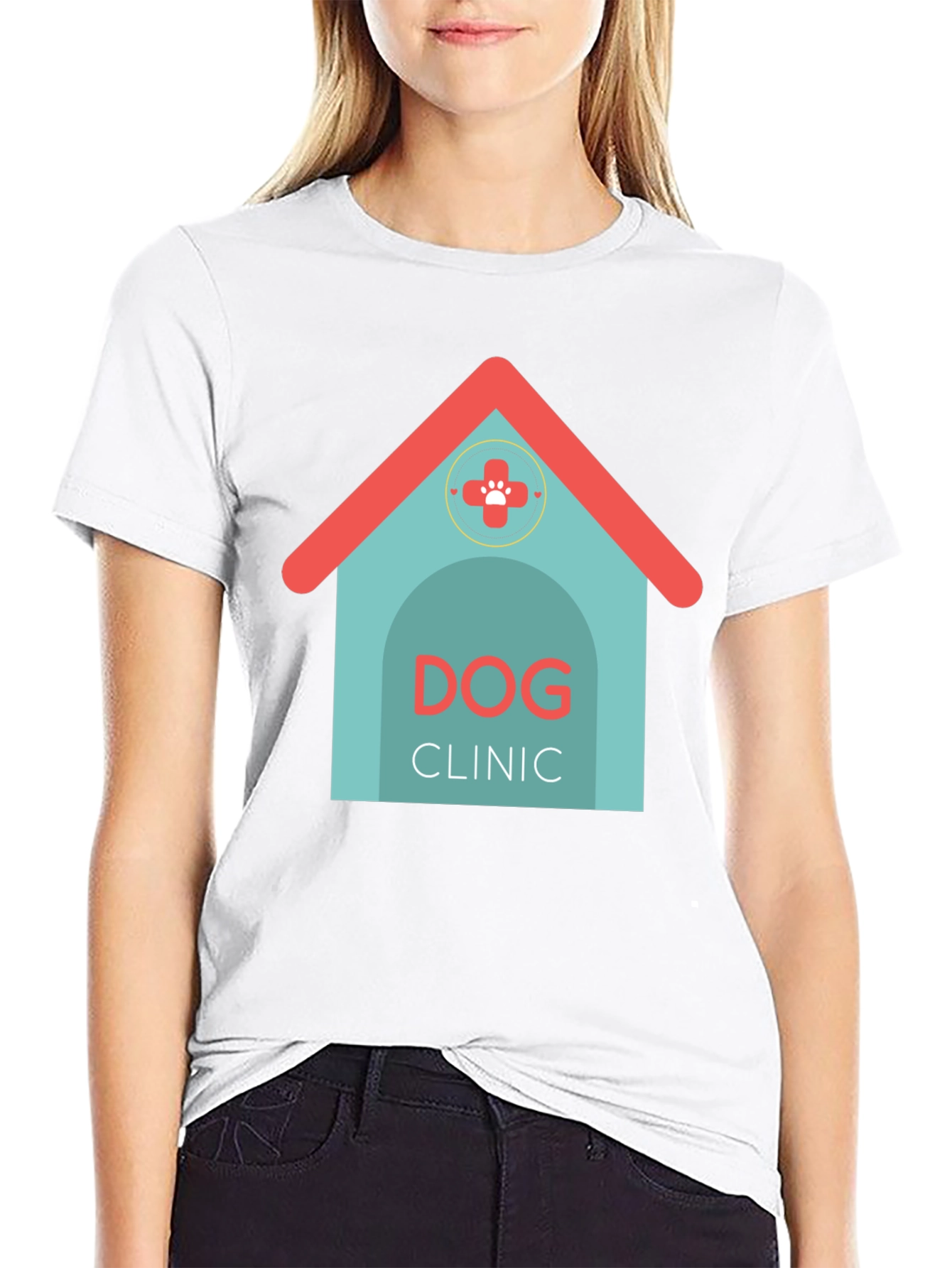Dog Clinic Graphic T-Shirt - Modern Style