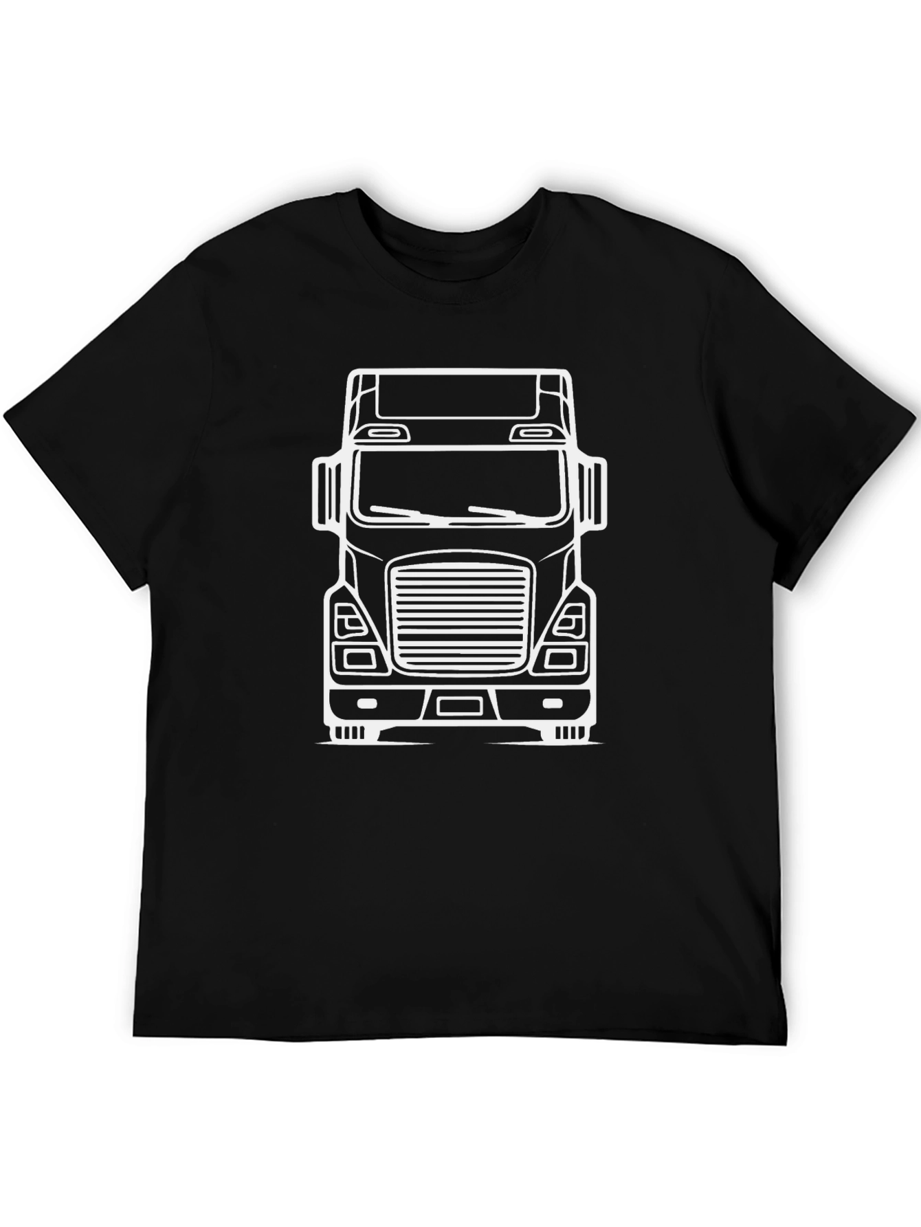 Trucker Tee - Black Truck T-Shirt