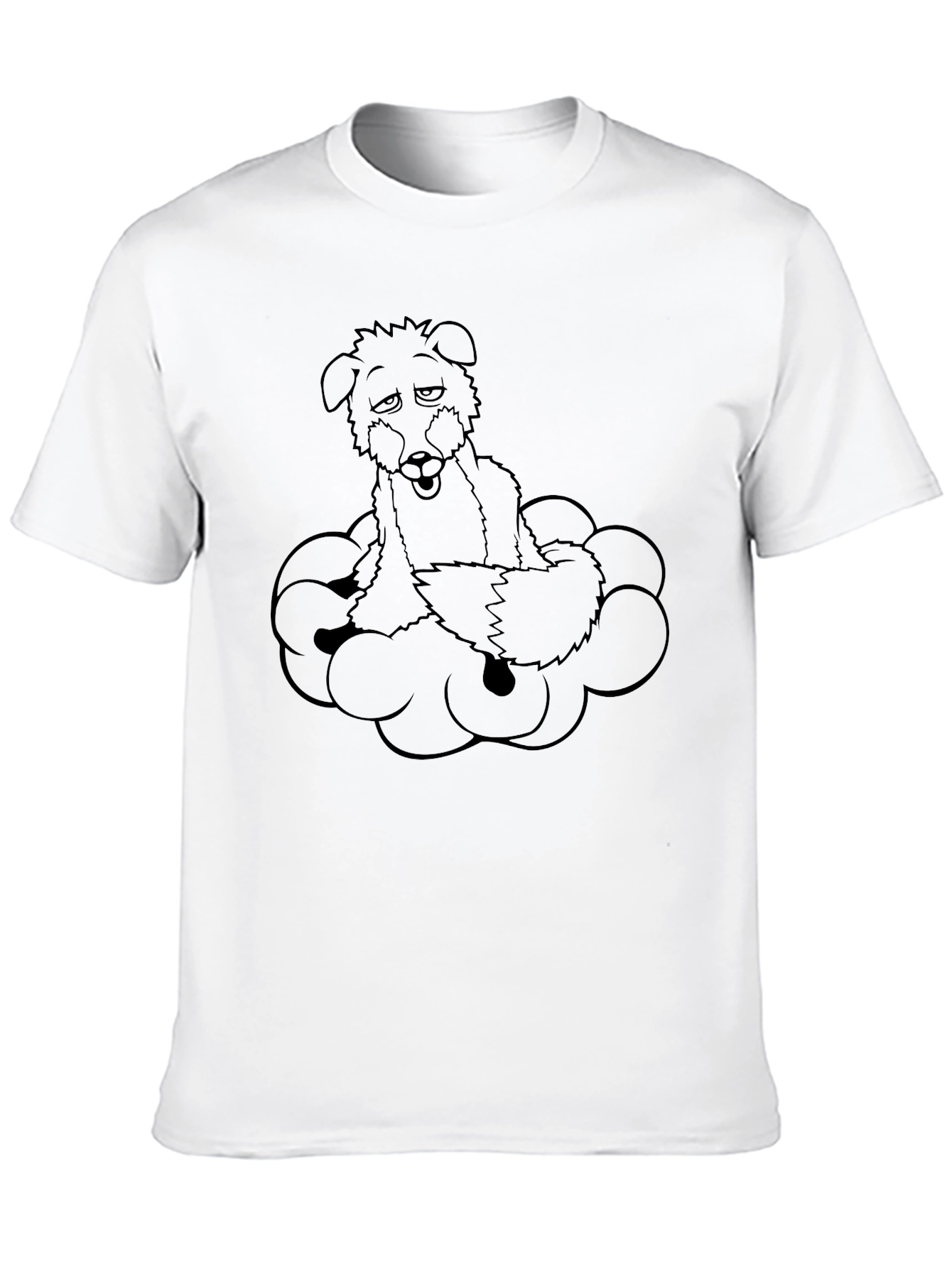 Red Panda Cloud Graphic Tee - Stylish Comfort