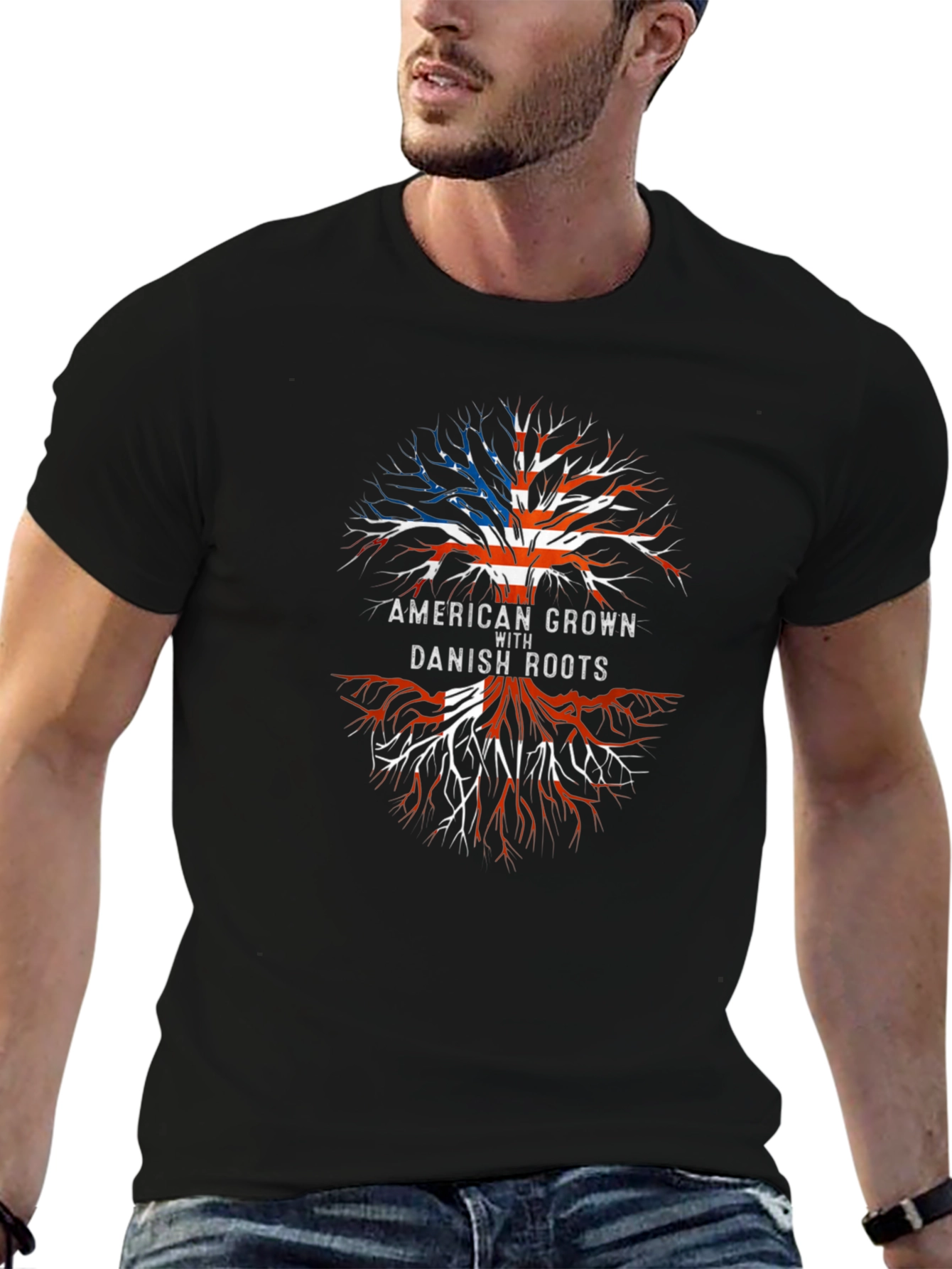 American Grown with Danish Roots T-Shirt