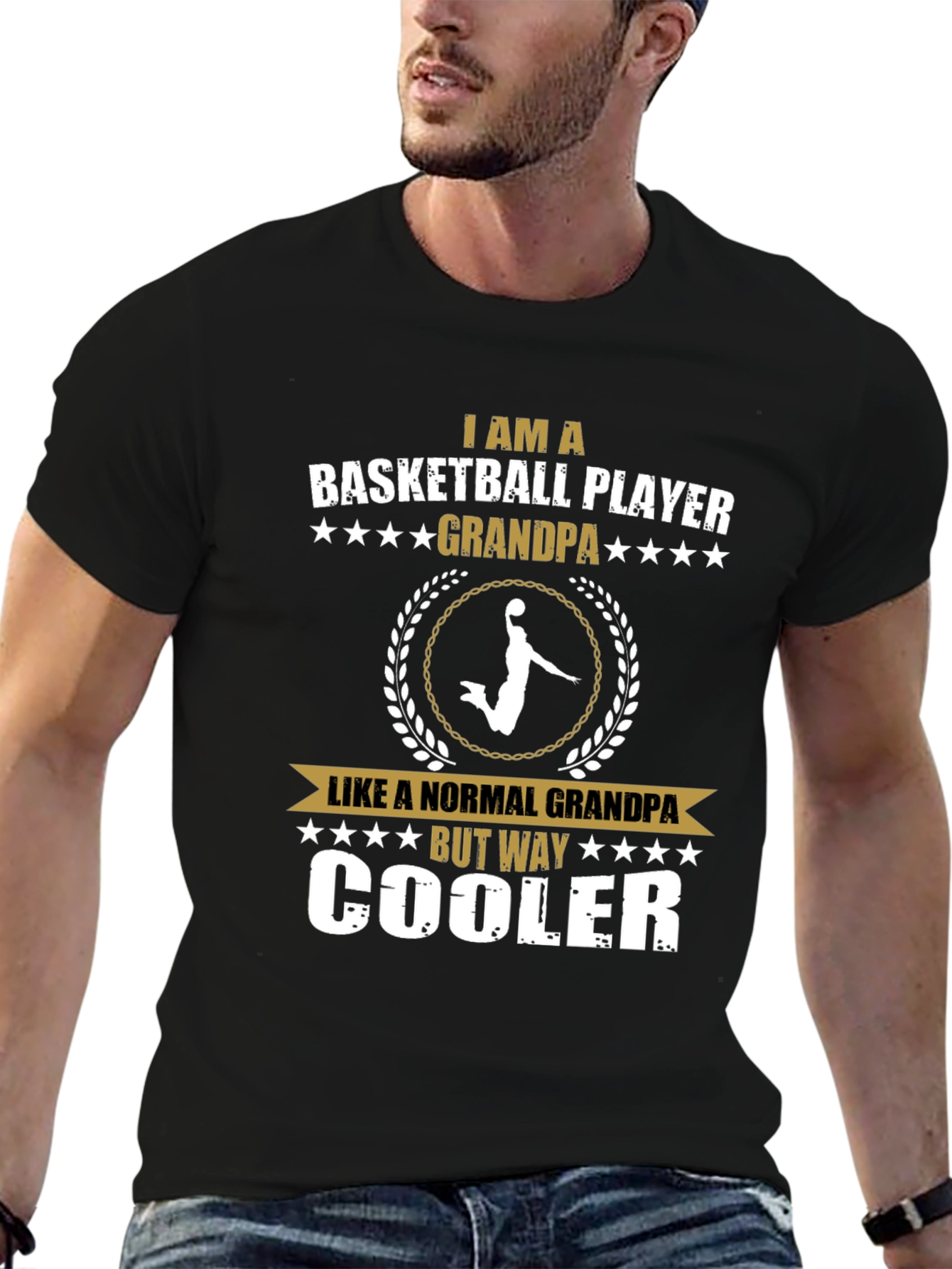 Basketball Player Grandpa T-Shirt