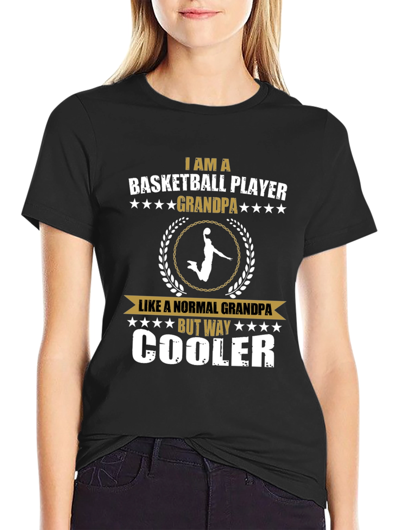 Basketball Player Grandpa T-Shirt