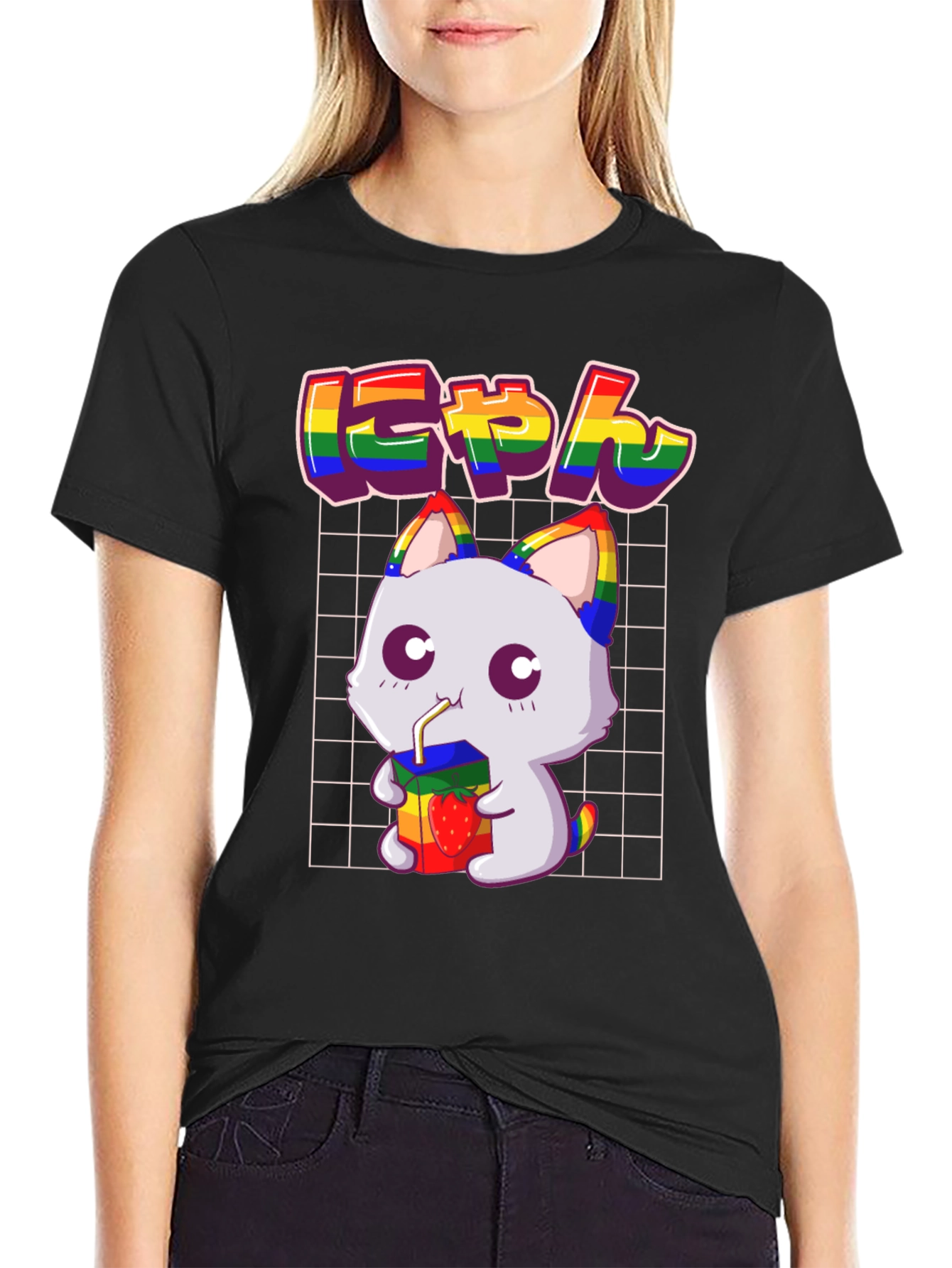 Kawaii Cat Pride T-Shirt - Unisex