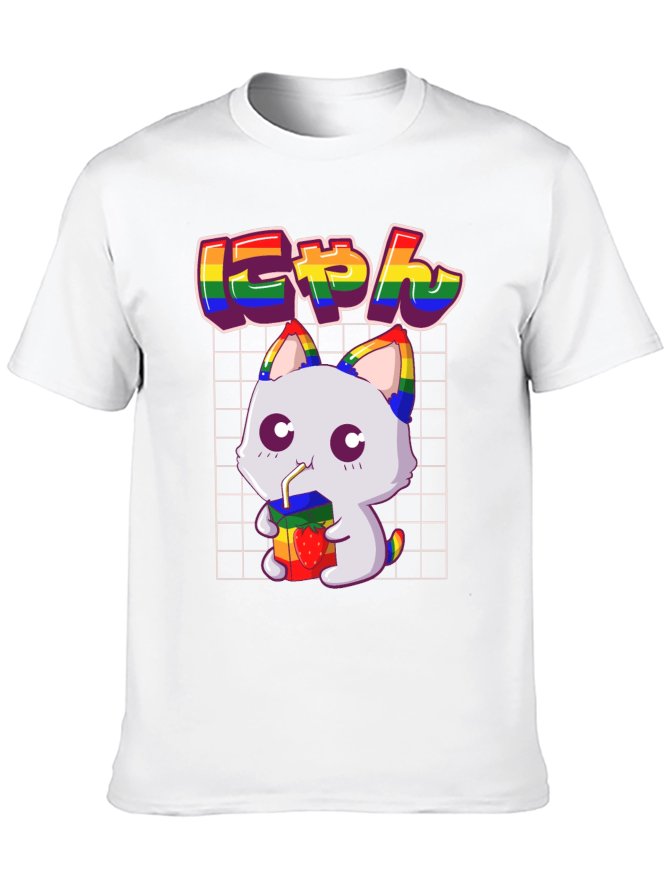 Kawaii Cat Pride T-Shirt - Unisex