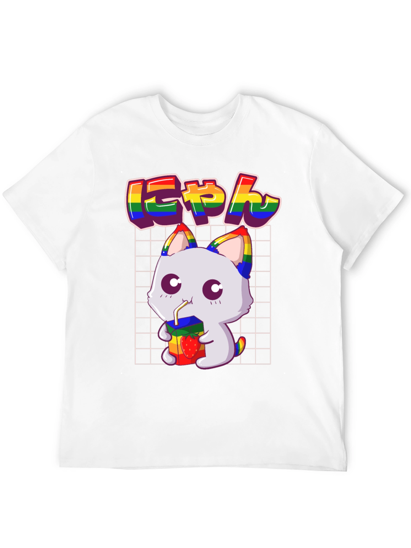 Kawaii Cat Pride T-Shirt - Unisex