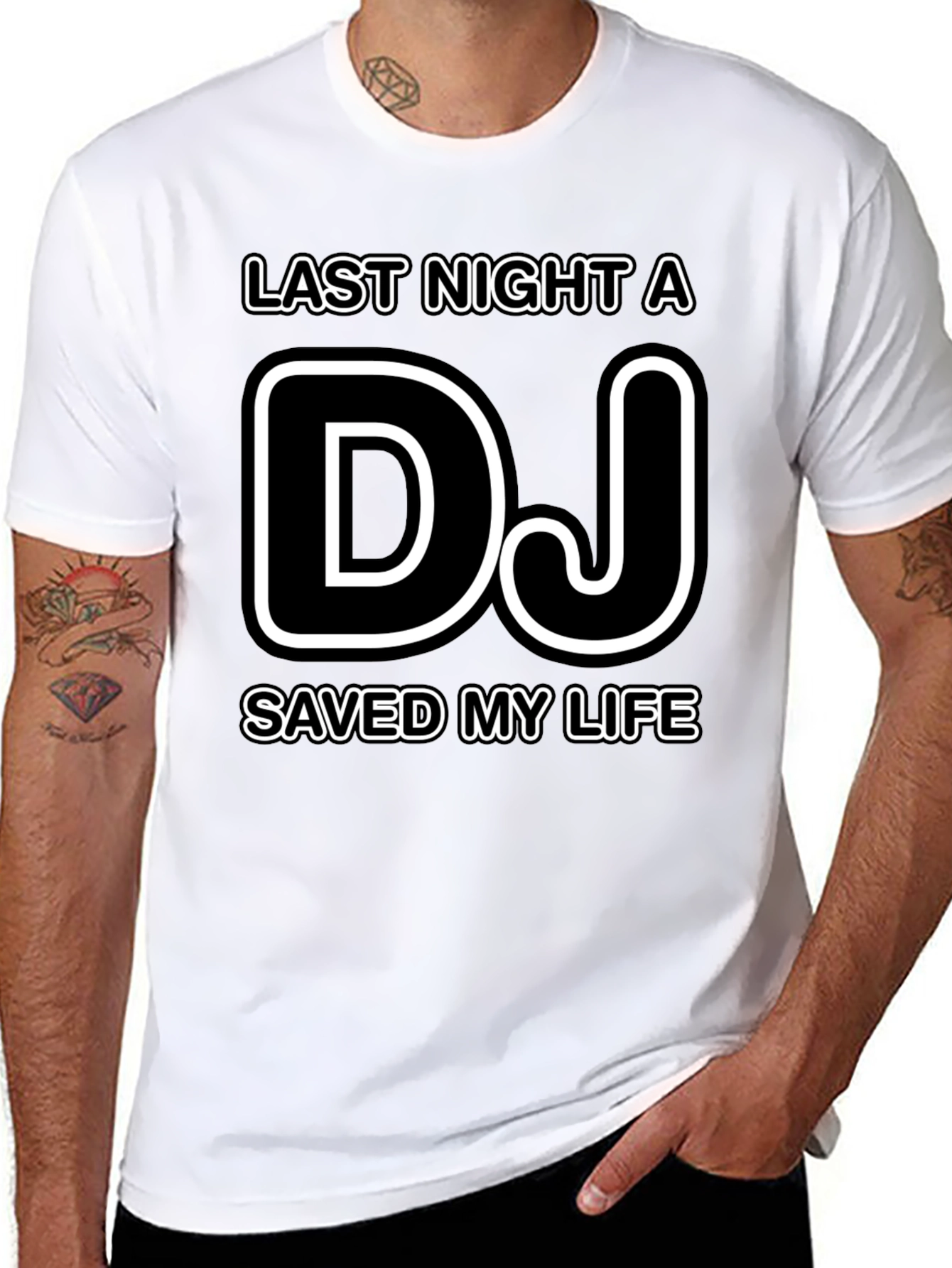 Last Night A DJ Saved My Life T-Shirt