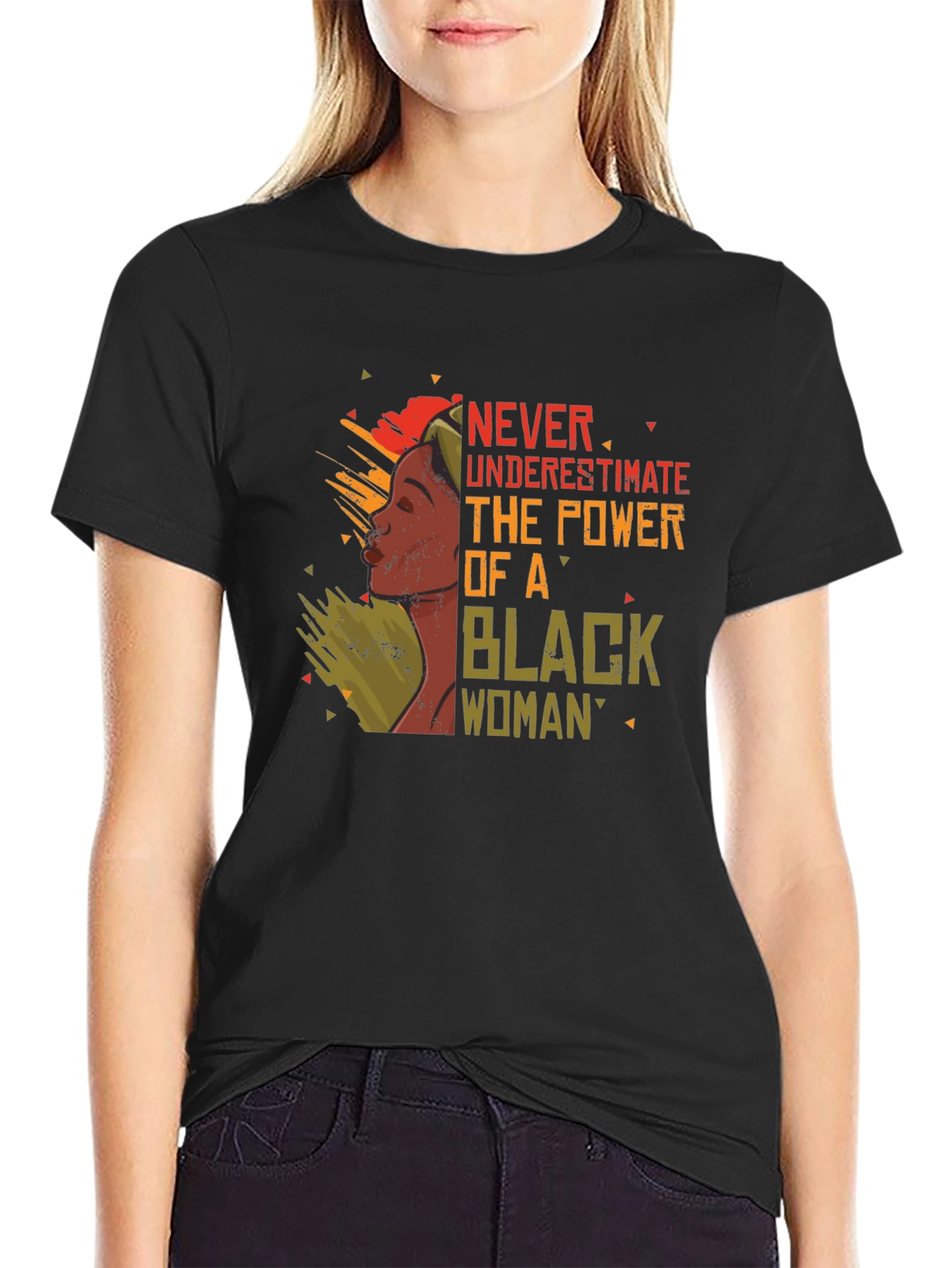 Empowered Black Woman Graphic Tee