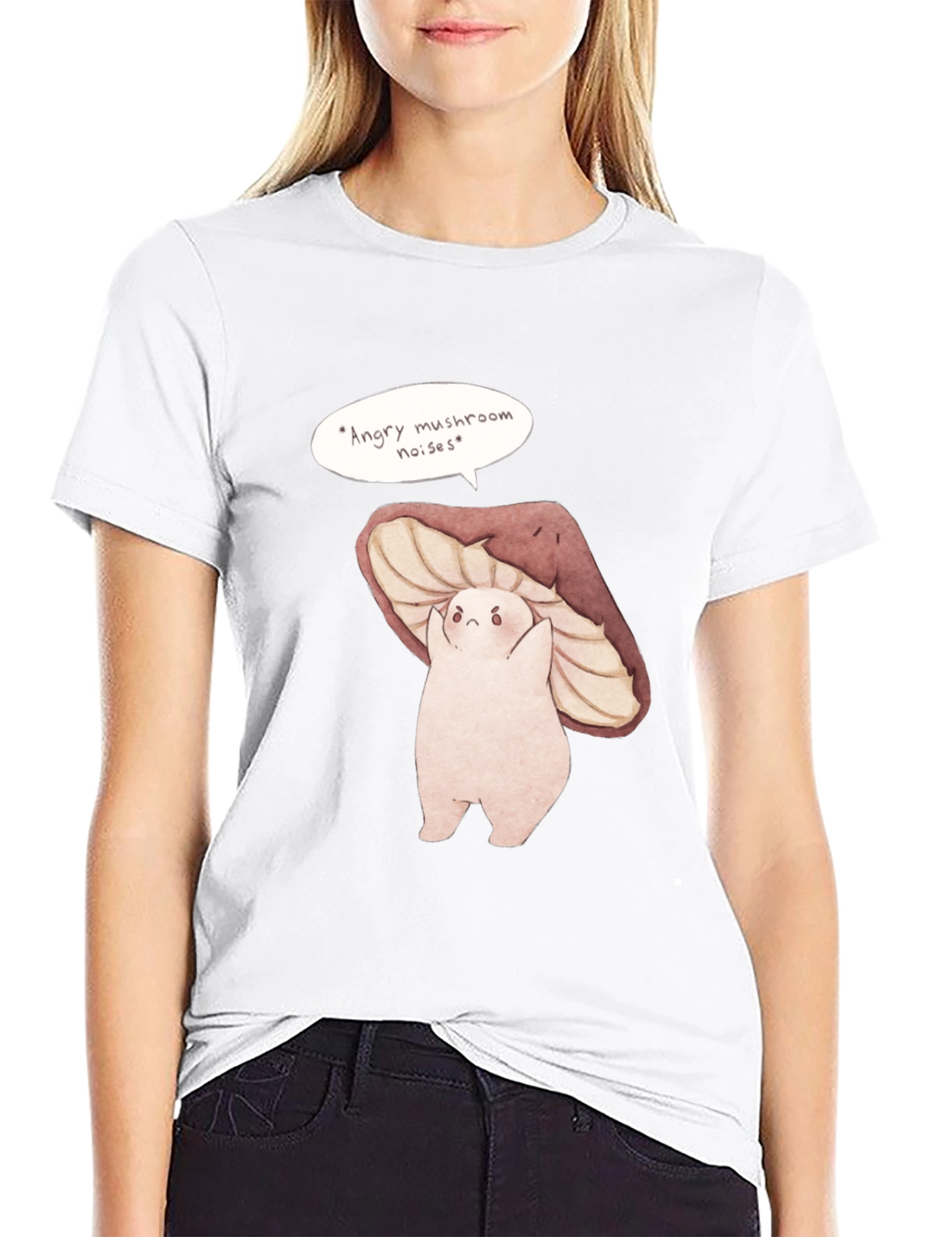 Angry Mushroom Noises Graphic T-Shirt