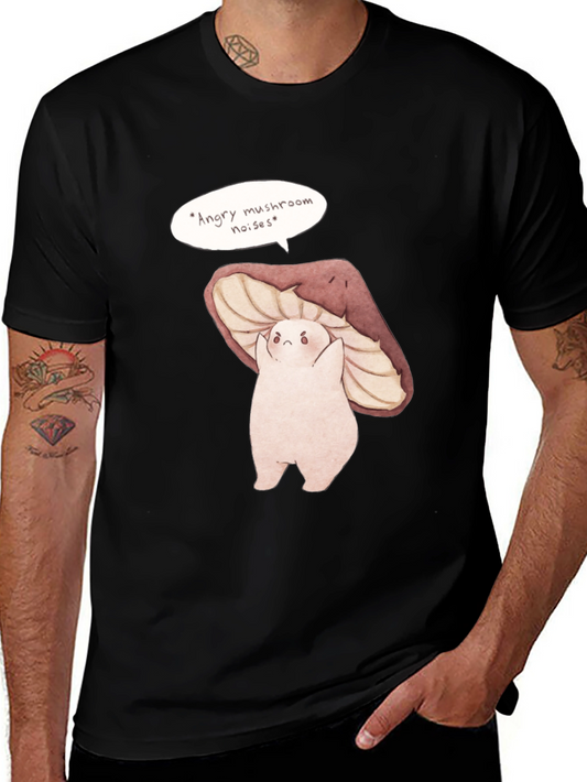 Angry Mushroom Noises Graphic T-Shirt