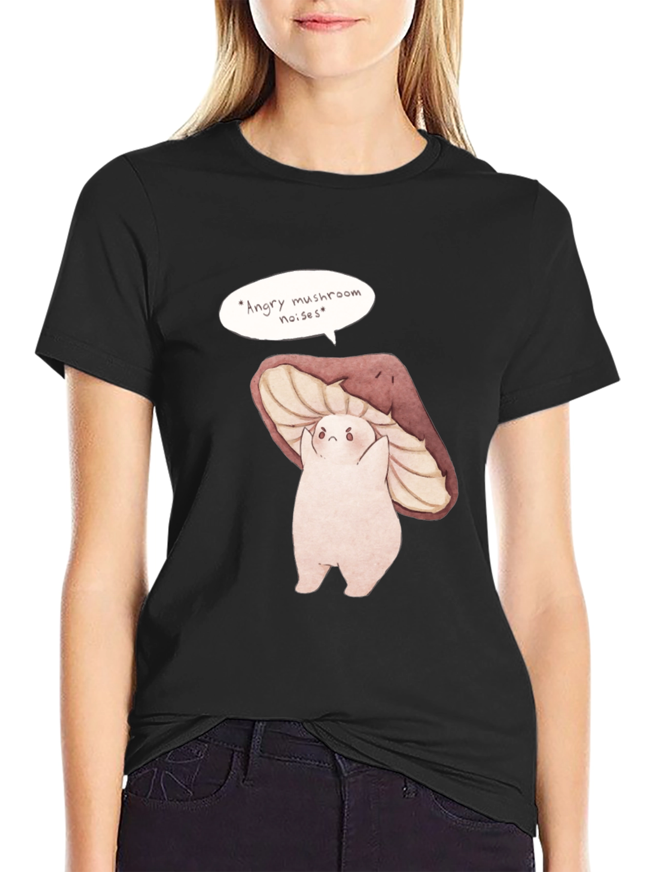 Angry Mushroom Noises Graphic T-Shirt