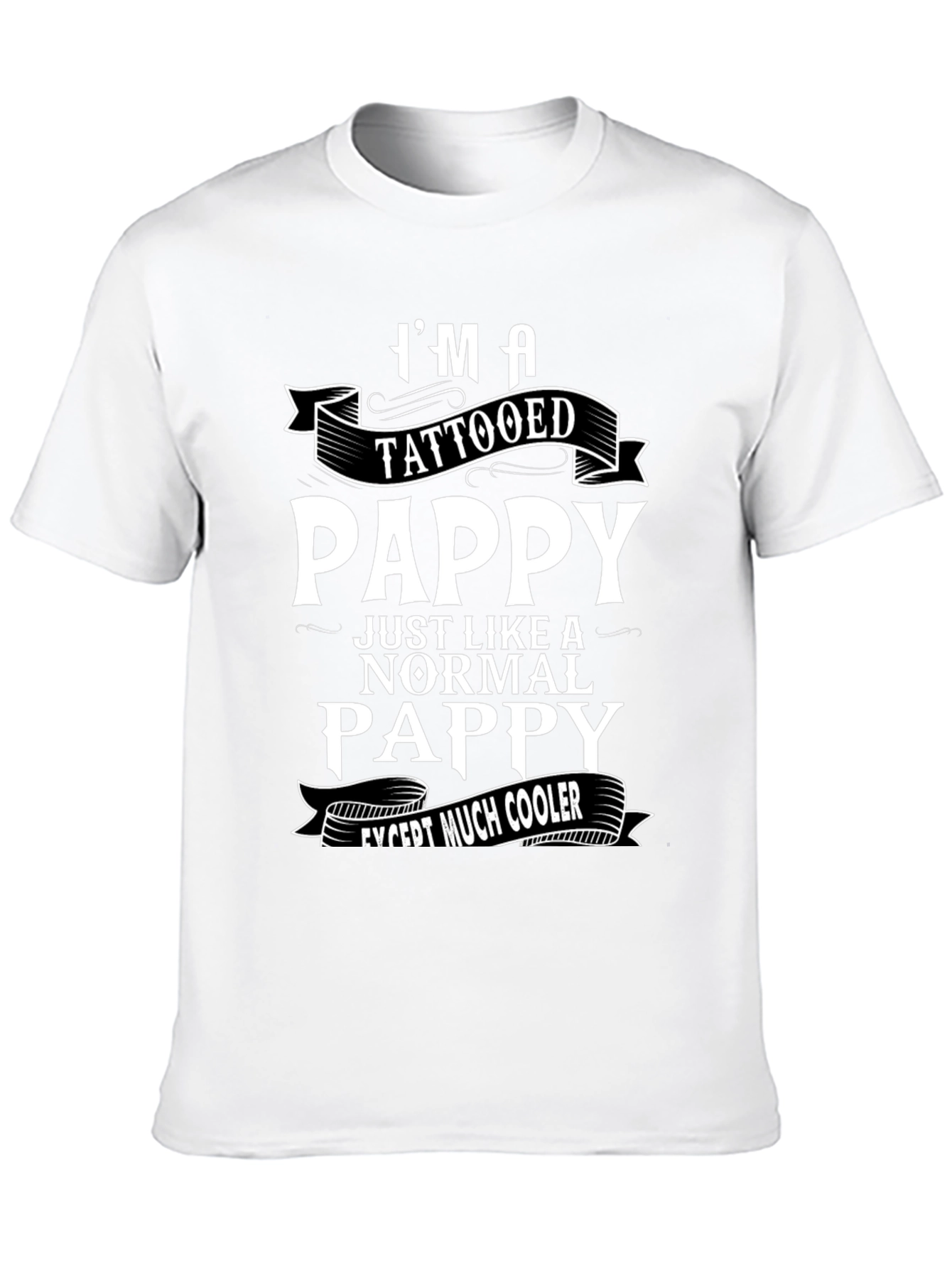 Tattooed Pappy Graphic Tee - Cool Fathers Day Gift