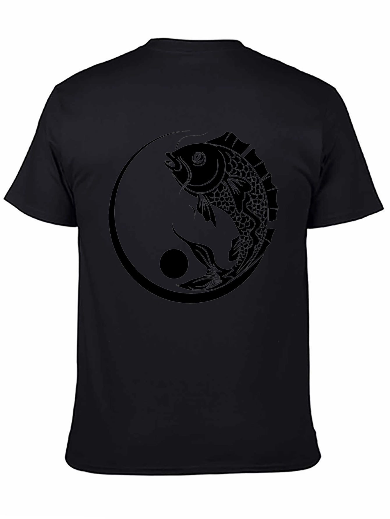 Yin Yang Fish Graphic T-Shirt