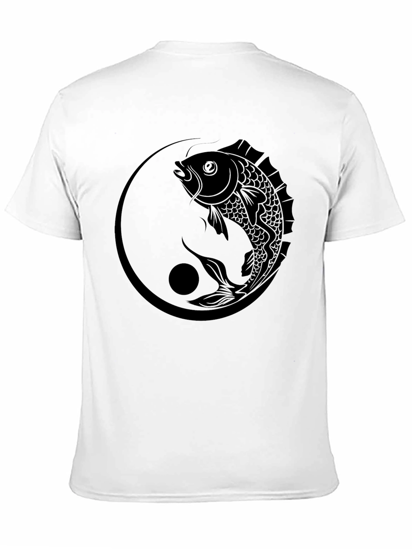 Yin Yang Fish Graphic T-Shirt